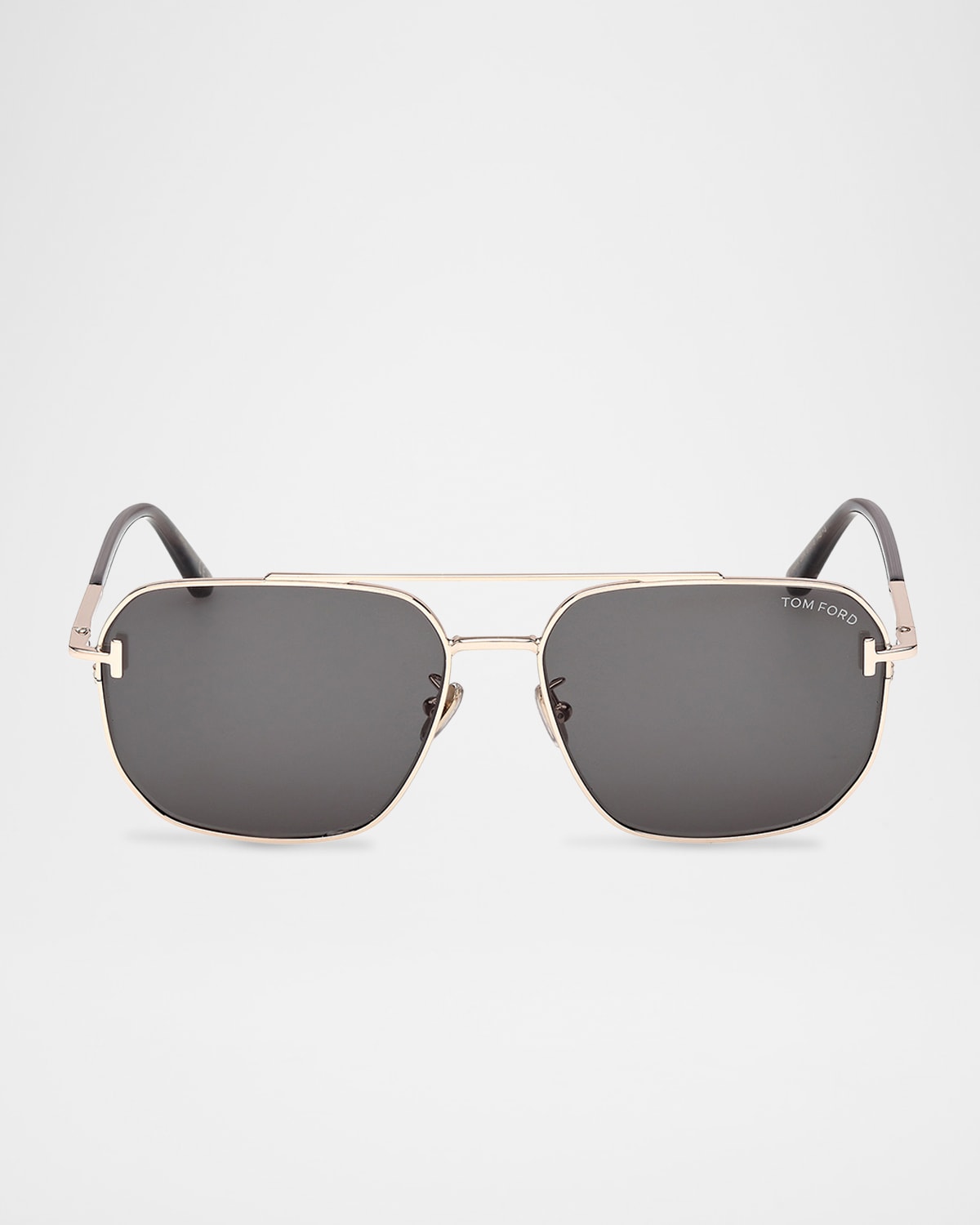 Tom Ford Men's Ft1249-km Metal Square Sunglasses