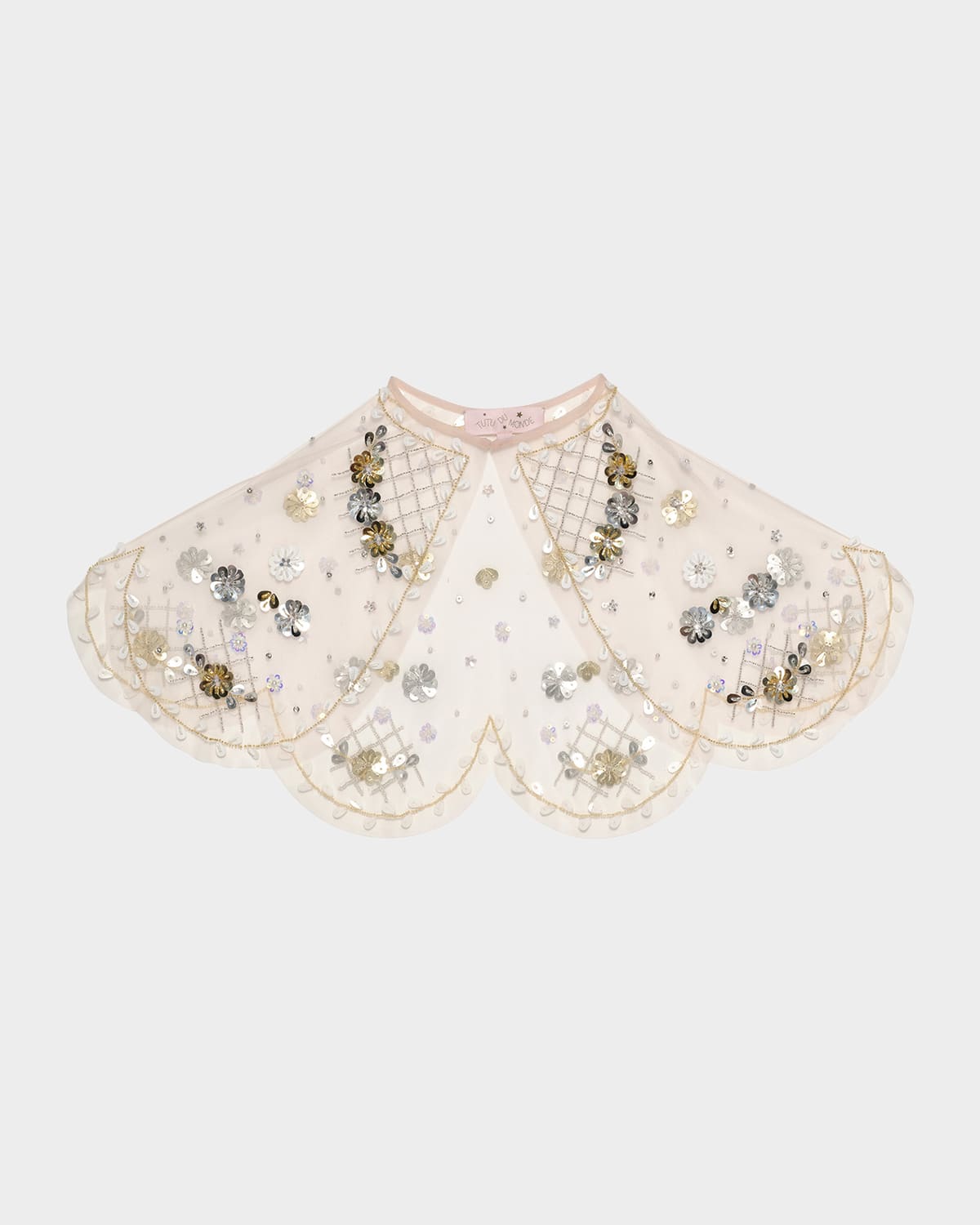 Tutu Du Monde Girl's Golden Daisies Cape In Pink