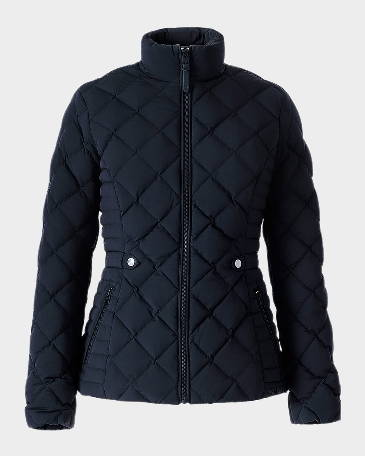 Mackage Vik Diamond-quilted Short Down Jacket In Black