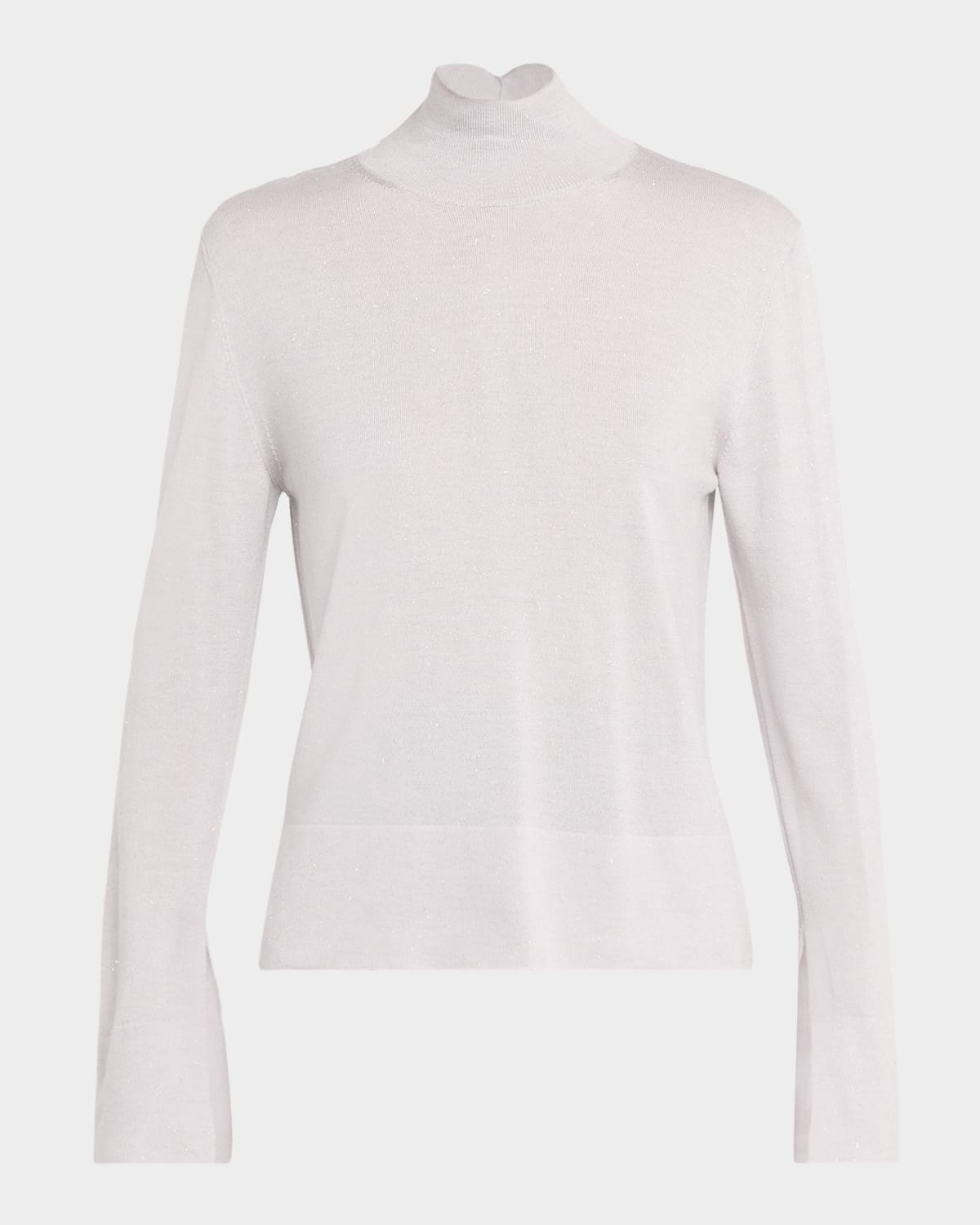 Peserico Drop-shoulder Turtleneck Sweater In Pink