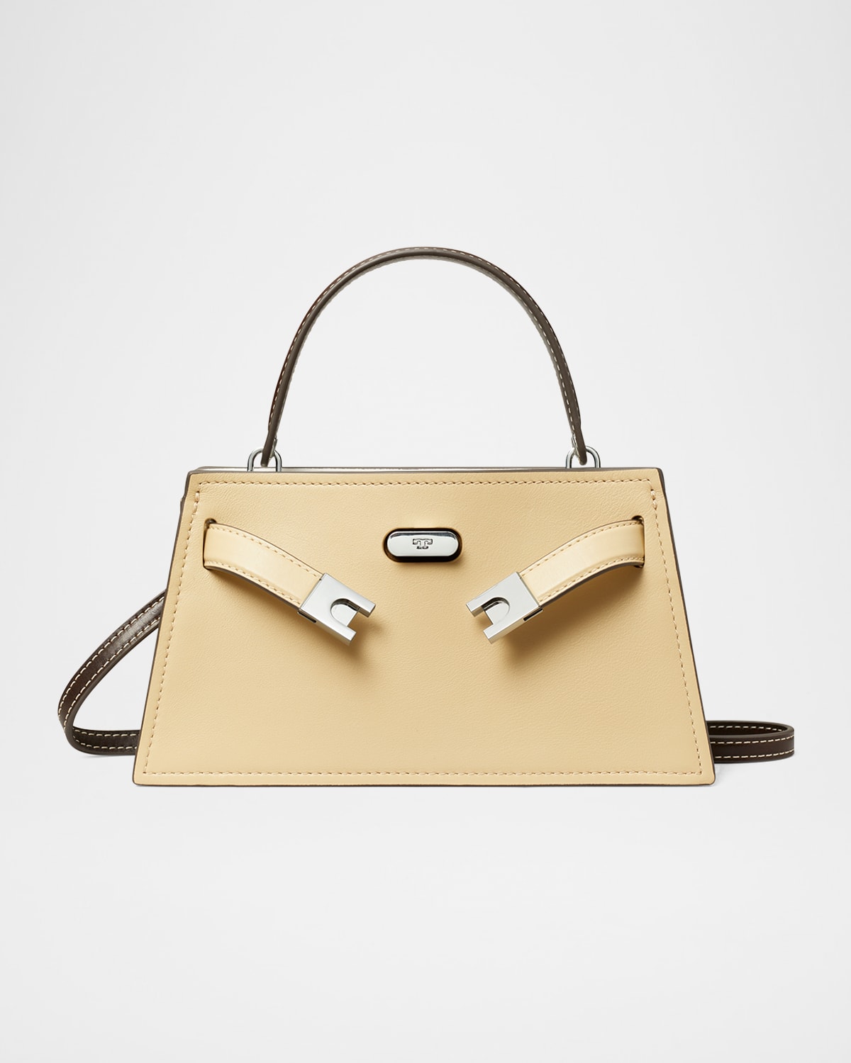 Mini Smooth Leather Top-Handle Bag