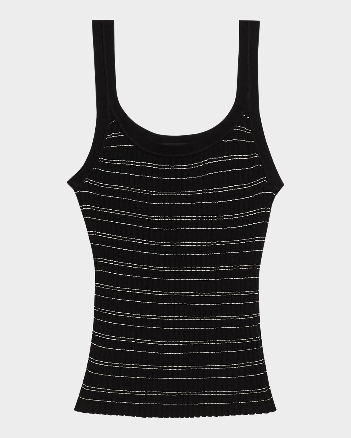 Stripe Scoop-Neck Tank Top