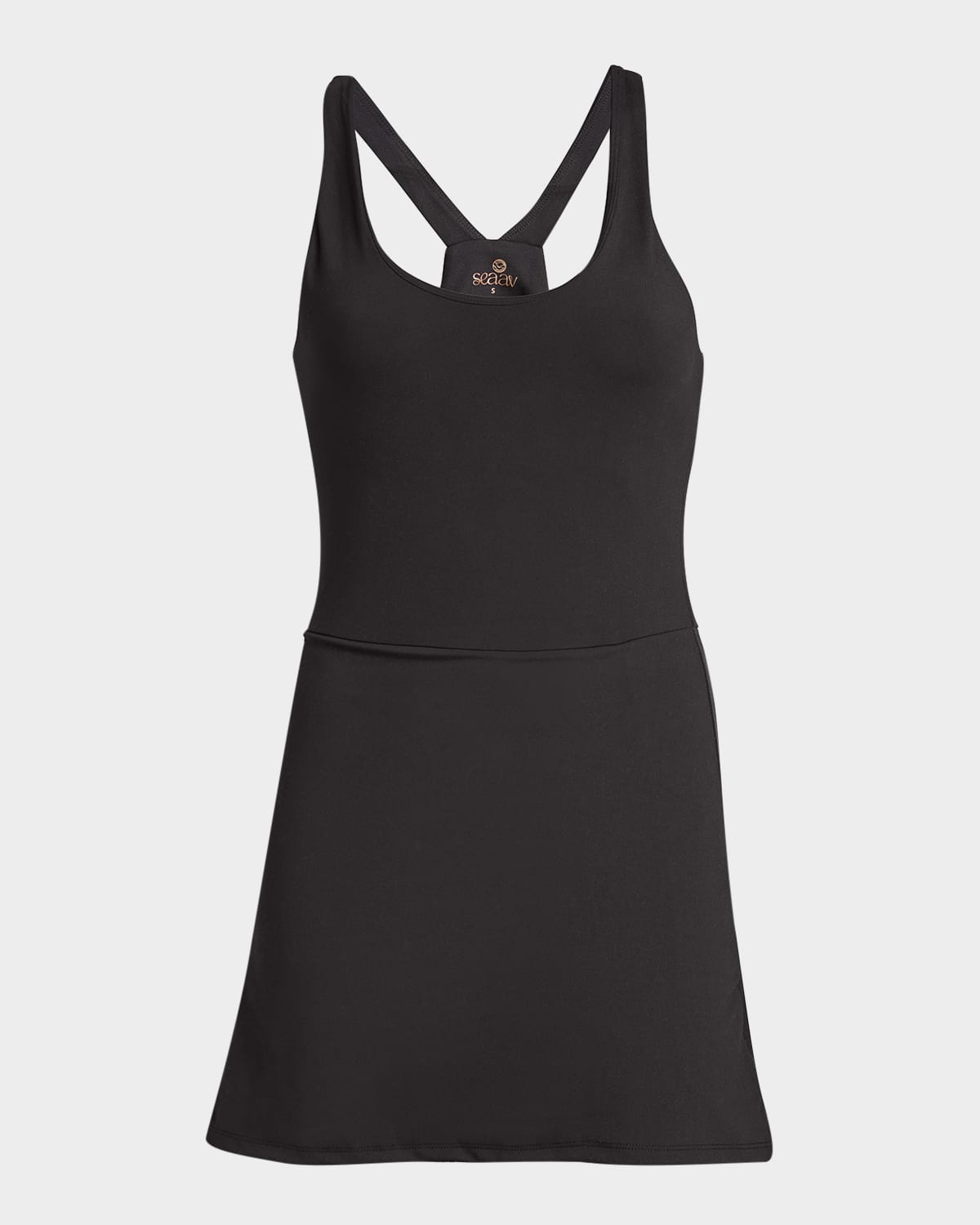 Seaav Racquet Active Mini Dress In Black