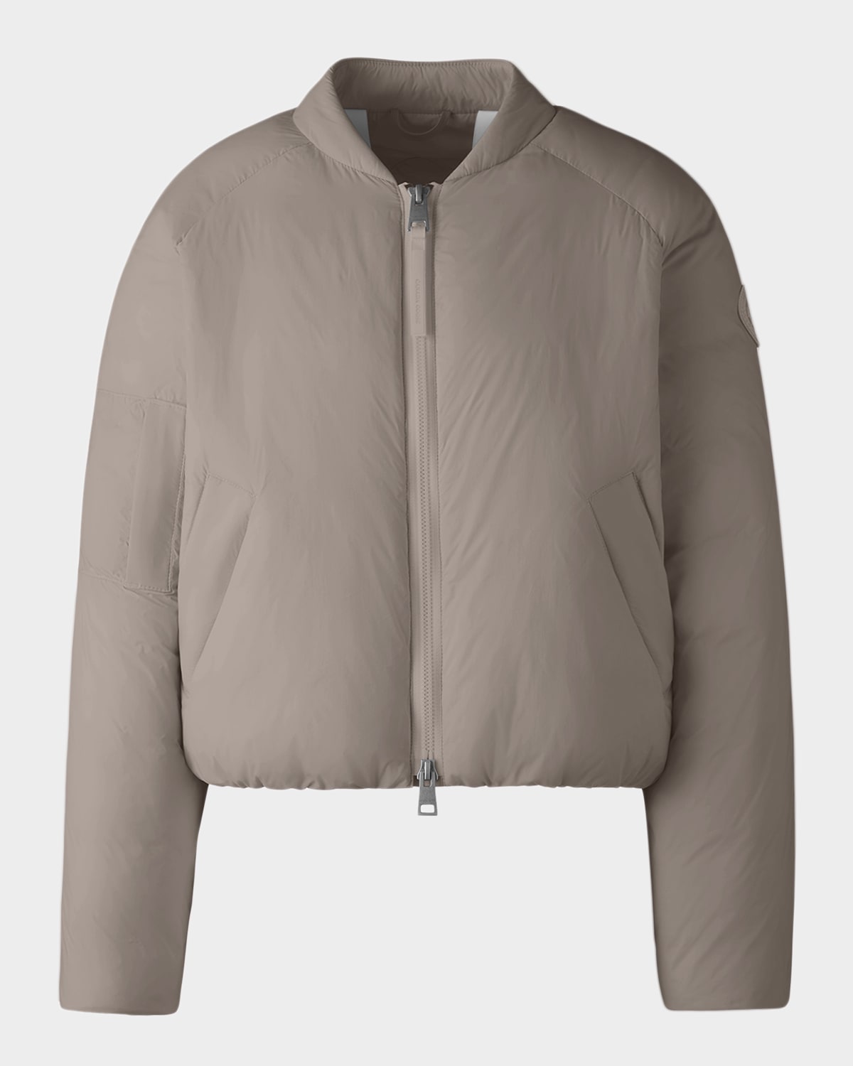 Canada Goose Elba Down Bomber Jacket In Gray