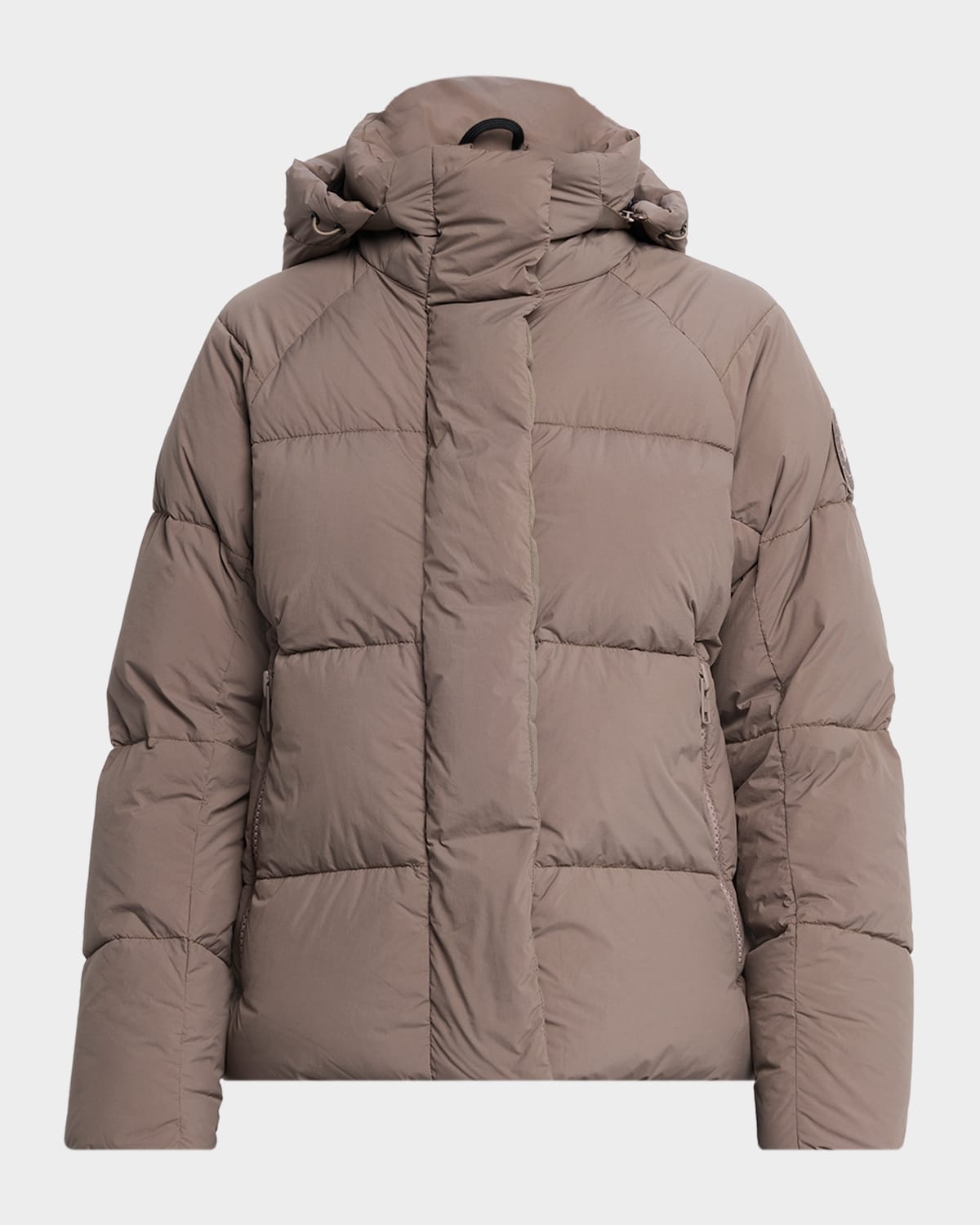 Canada Goose Junction Down Parka With Removable Hood In Gray