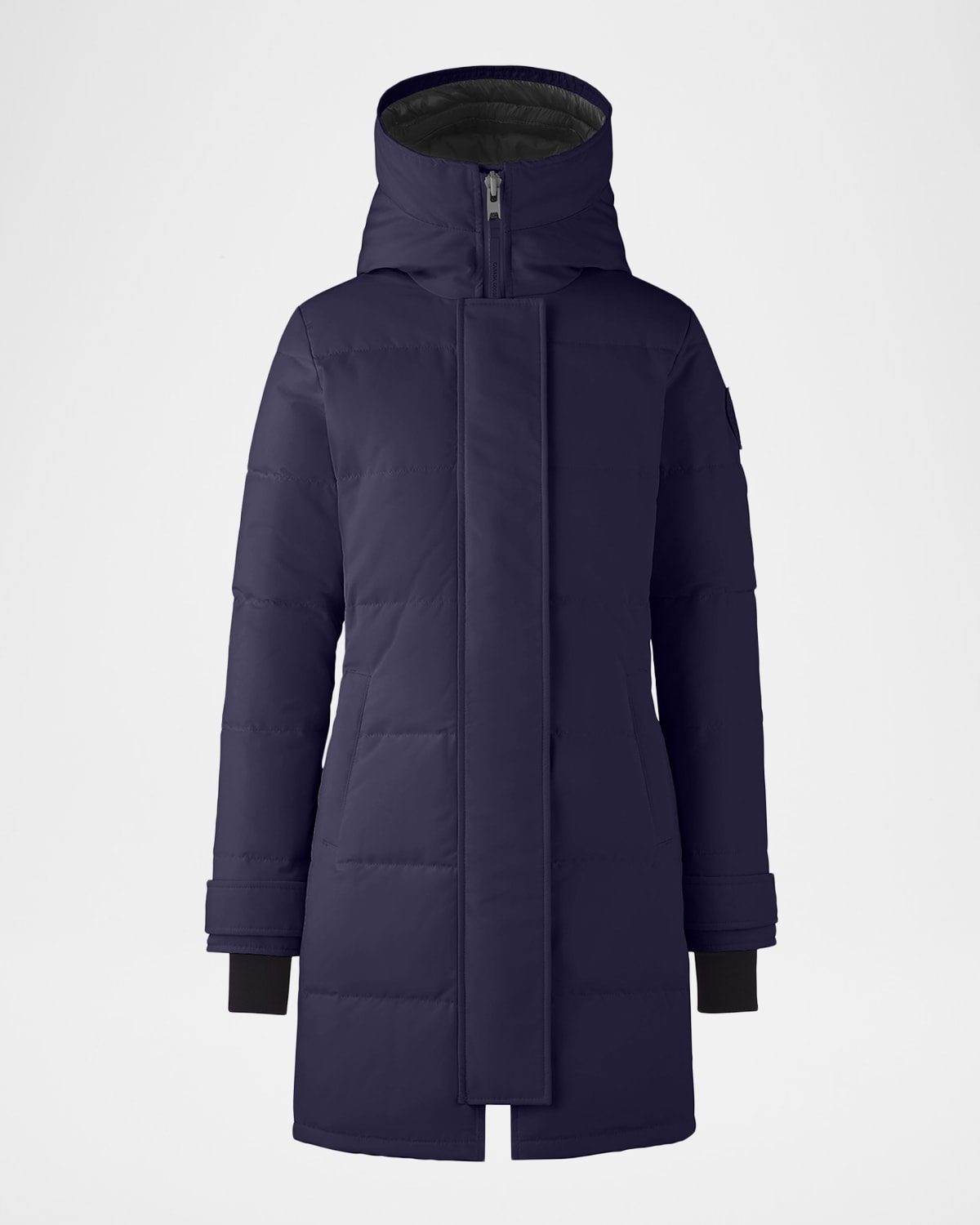 Canada Goose Shelburne Hooded Down Parka In Blue