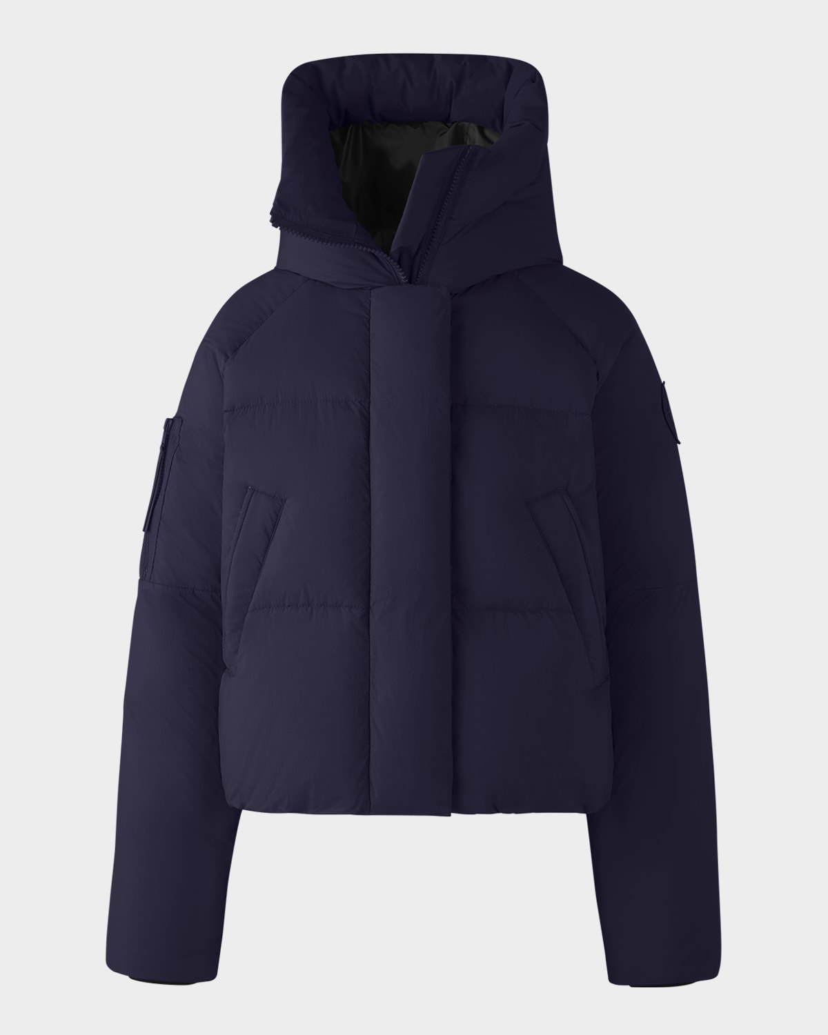 Canada Goose Chilliwack Down Hooded Puffer Jacket In Blue