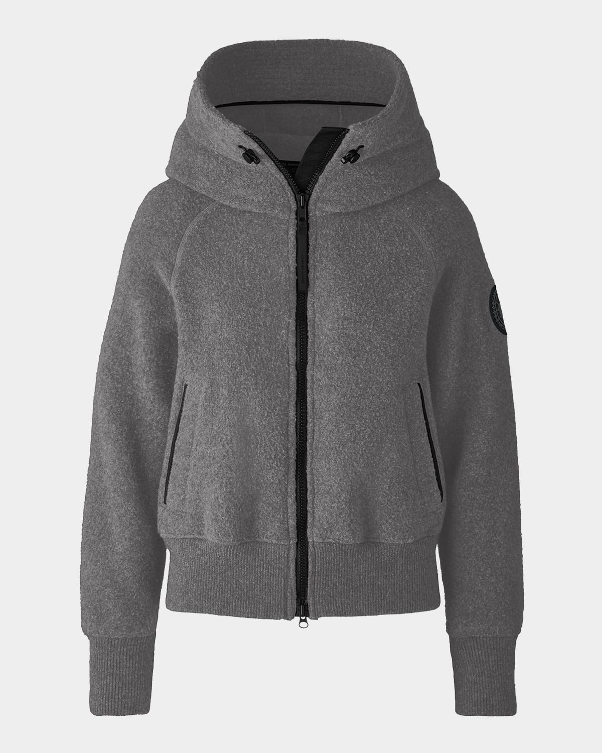 Canada Goose Chilliwack Hooded Fleece Bomber Jacket In Animal Print