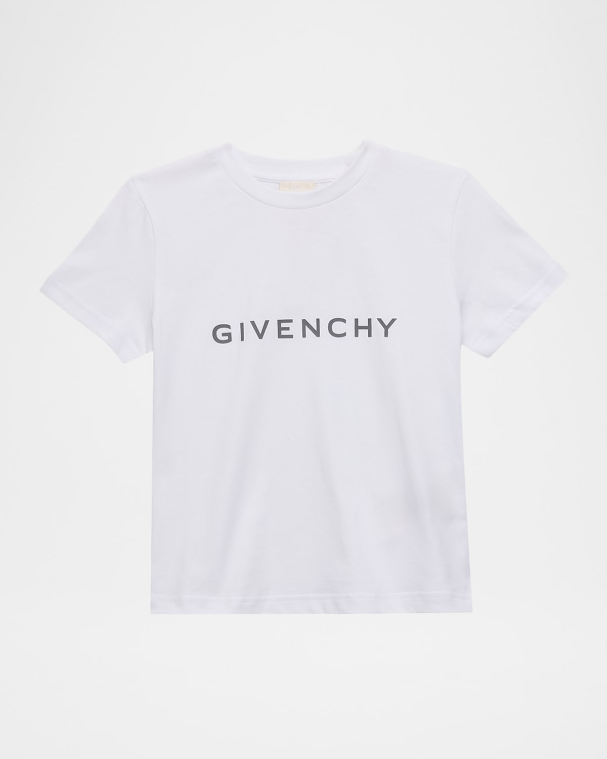 Givenchy Boy's Short-sleeve Logo T-shirt In White