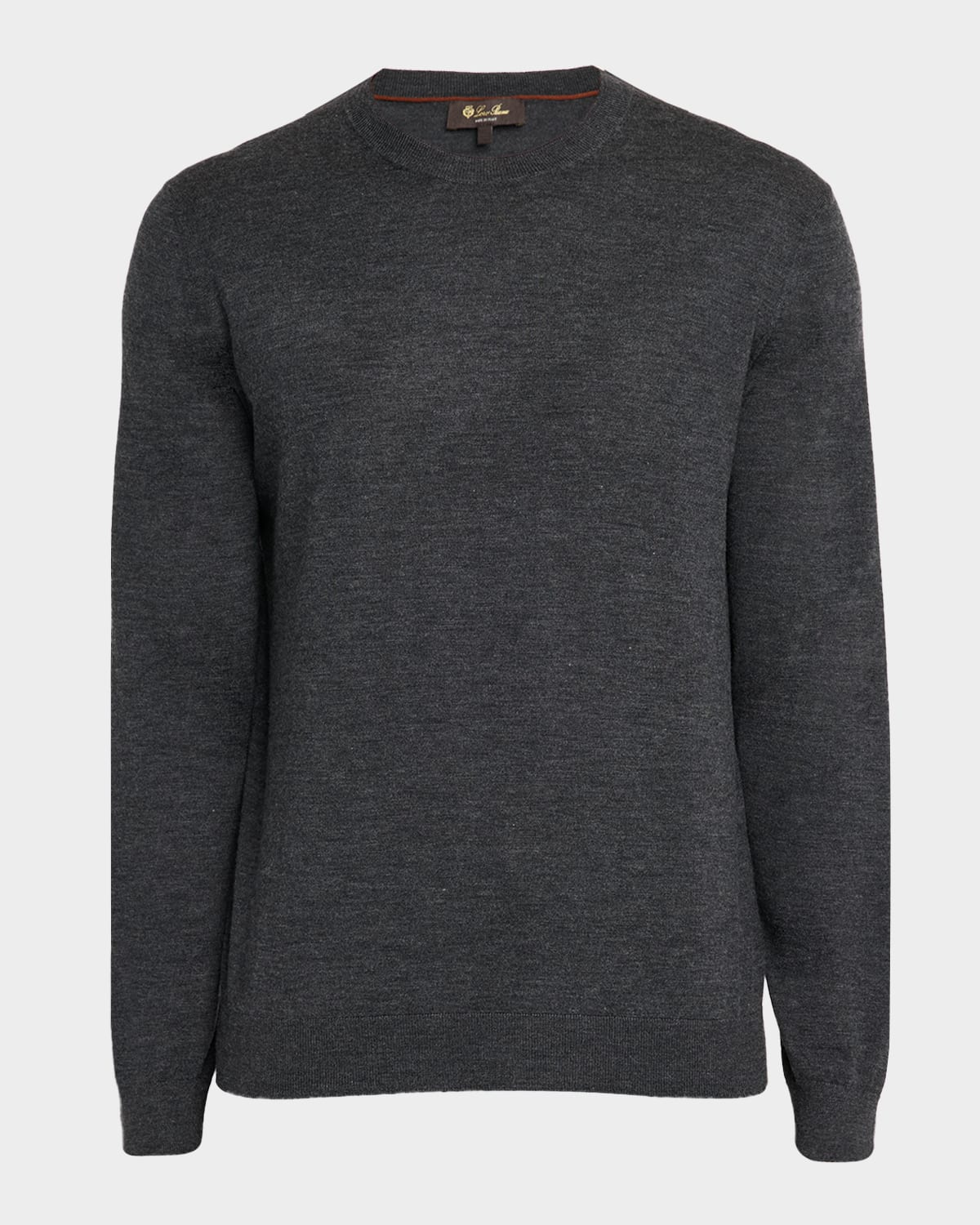 Loro Piana Men's Sottile Wool, Silk And Cashmere Crewneck Sweater