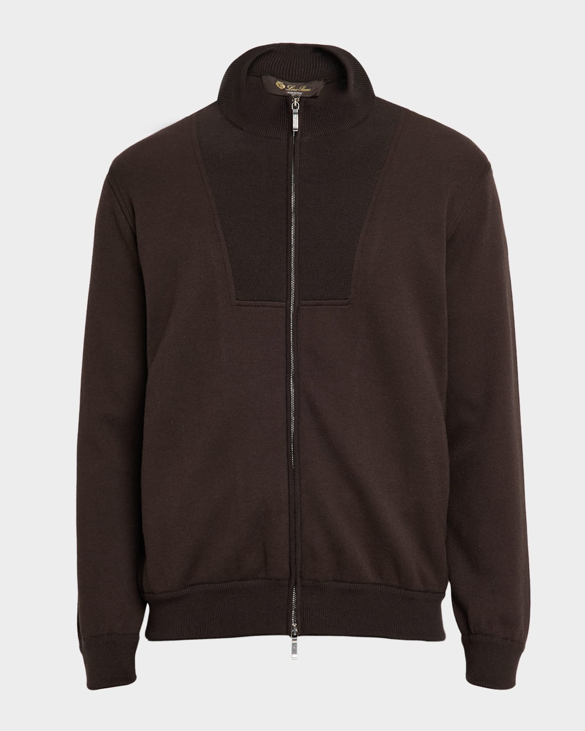 Loro Piana Men's Whitney Full-zip Bomber Jacket In Brown