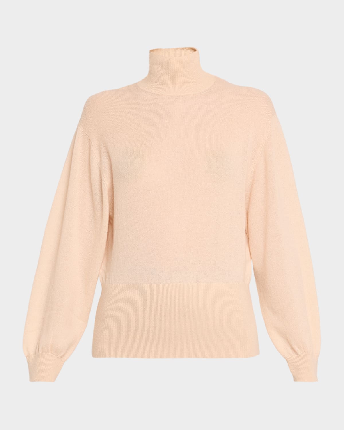 Loro Piana Camino Cashmere-silk Turtleneck Sweater In Neutral