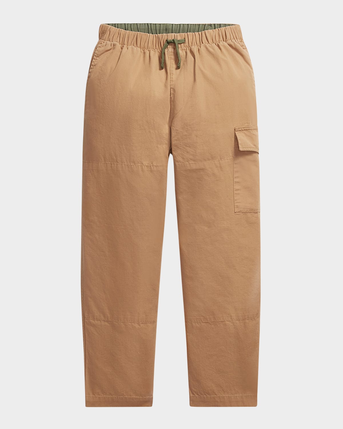 Ralph Lauren Boy's Rustic Canvas Cargo Pants In Brown