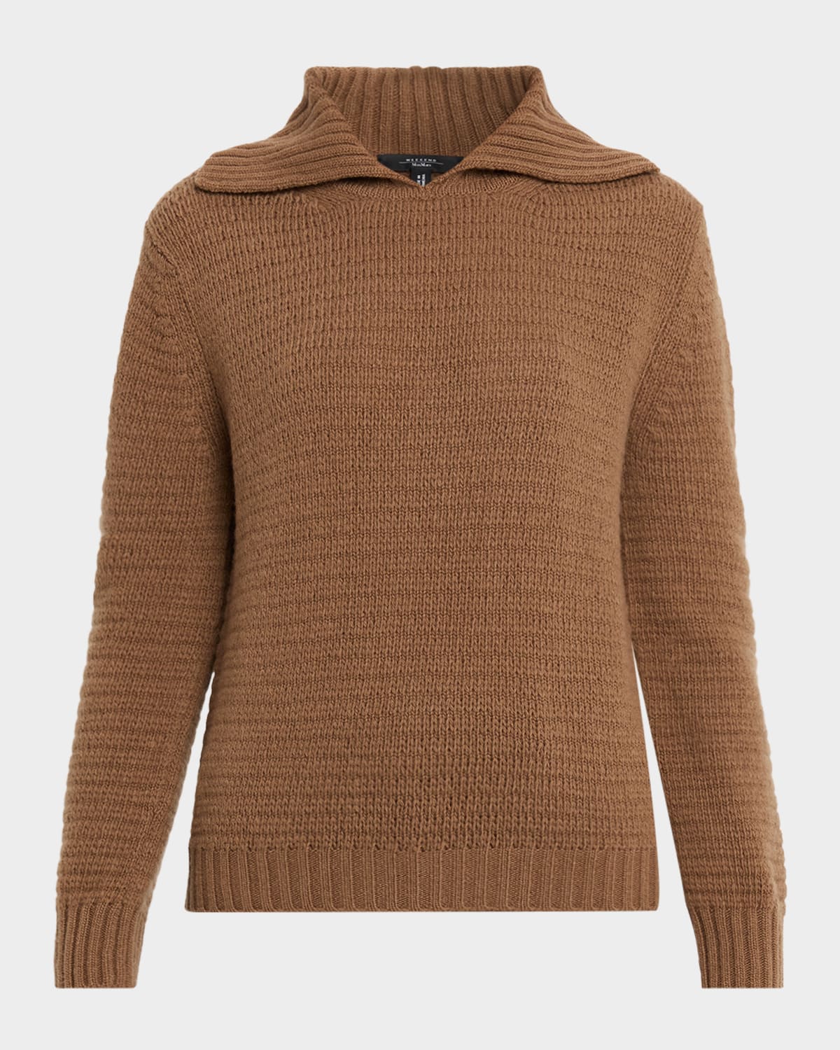 Weekend Max Mara Egoista Wool Knit Collared Sweater
