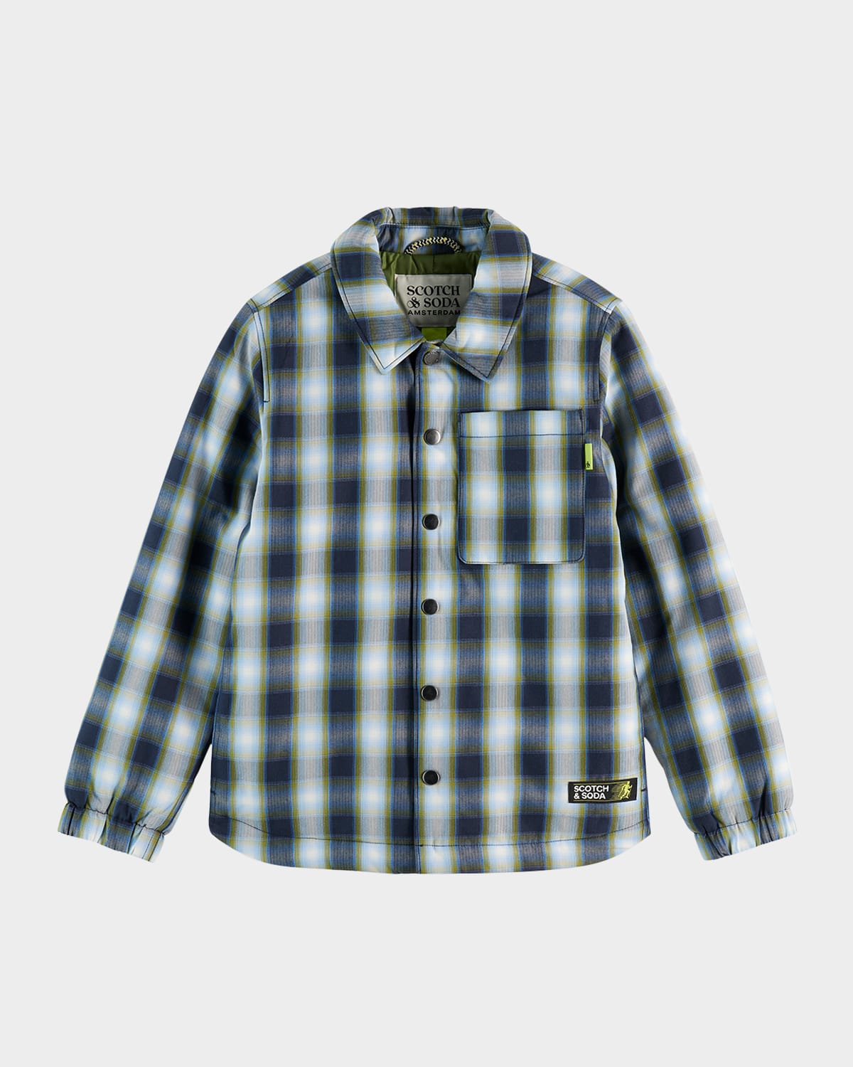 Scotch & Soda Kids' Boy's Padded Shirt Jacket