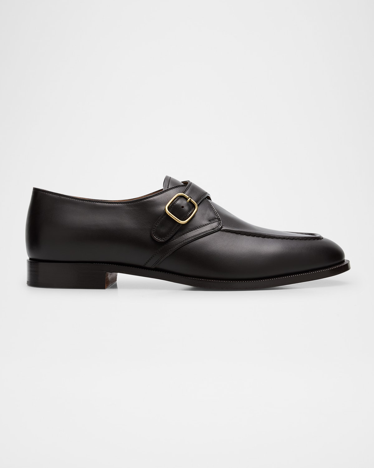 Loro Piana Men's Sergio Walk Leather Single-monk Strap Loafers In Animal Print