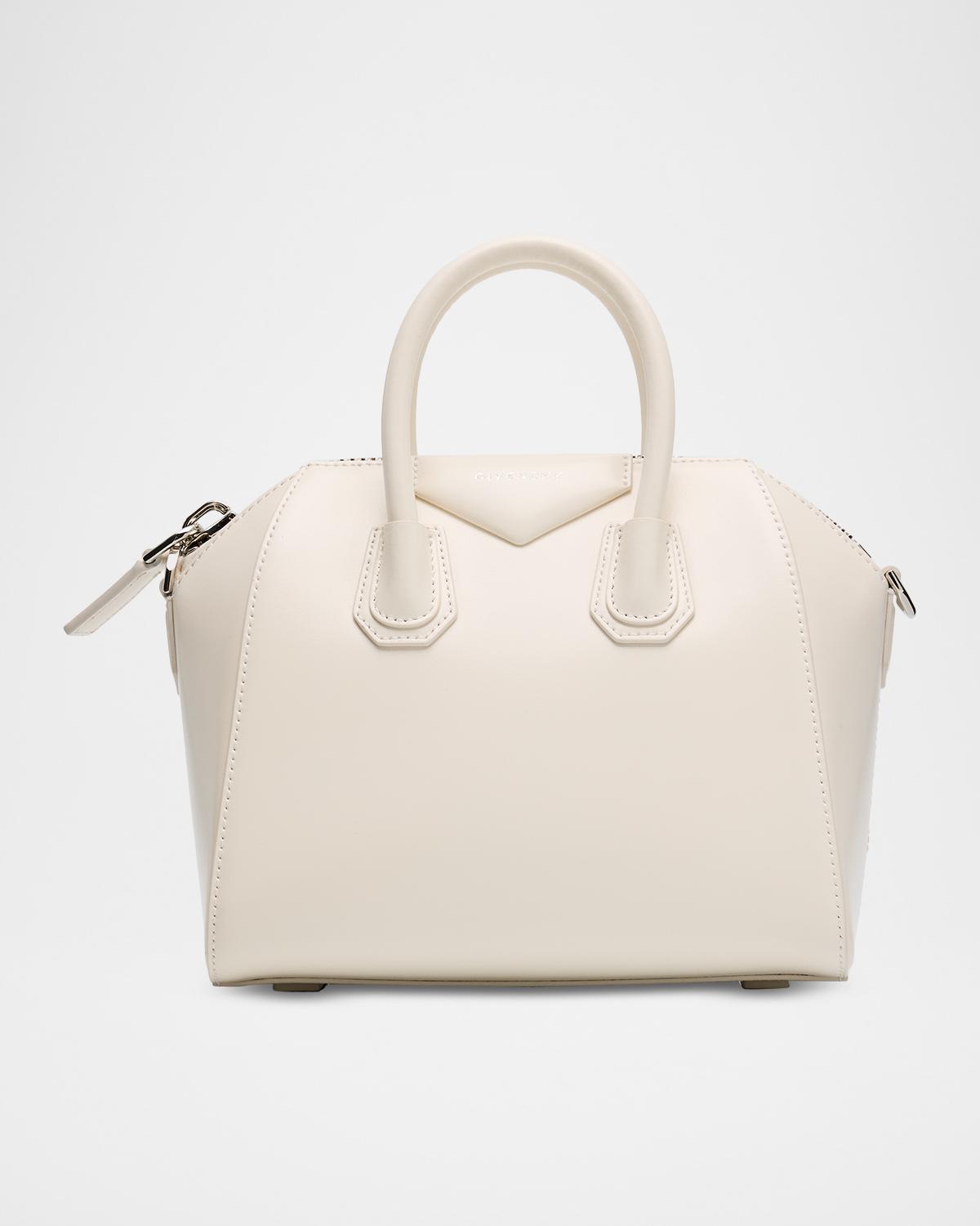 Antigona Mini Top-Handle Bag in Box Leather