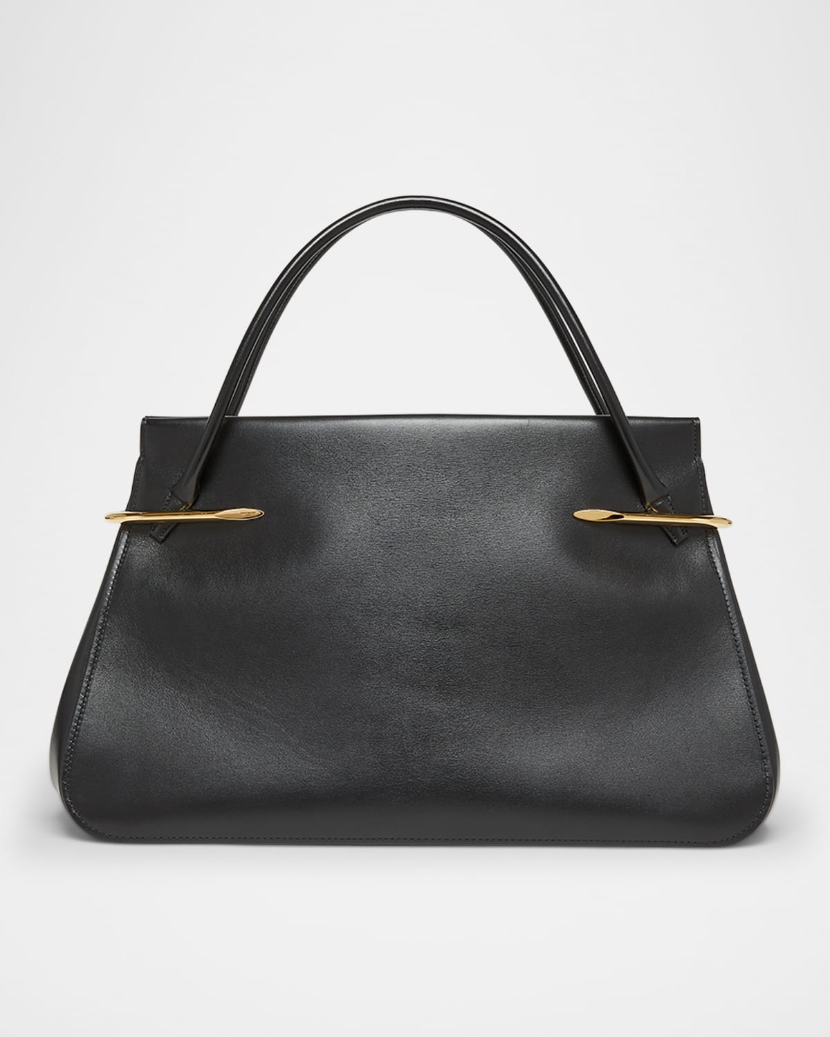 Givenchy Pinch Large Shoulder Bag In Smooth Leather In Gray