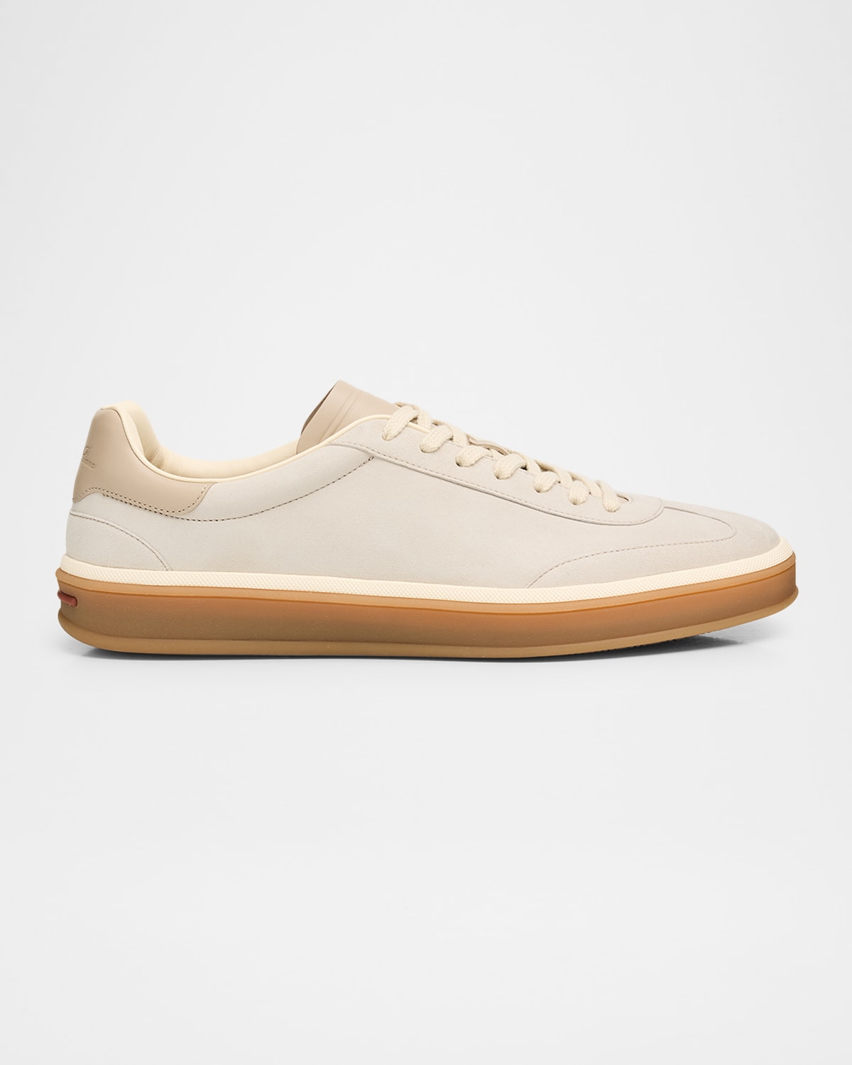 Loro Piana Men's Tennis Walk Suede & Leather Sneakers In Nude