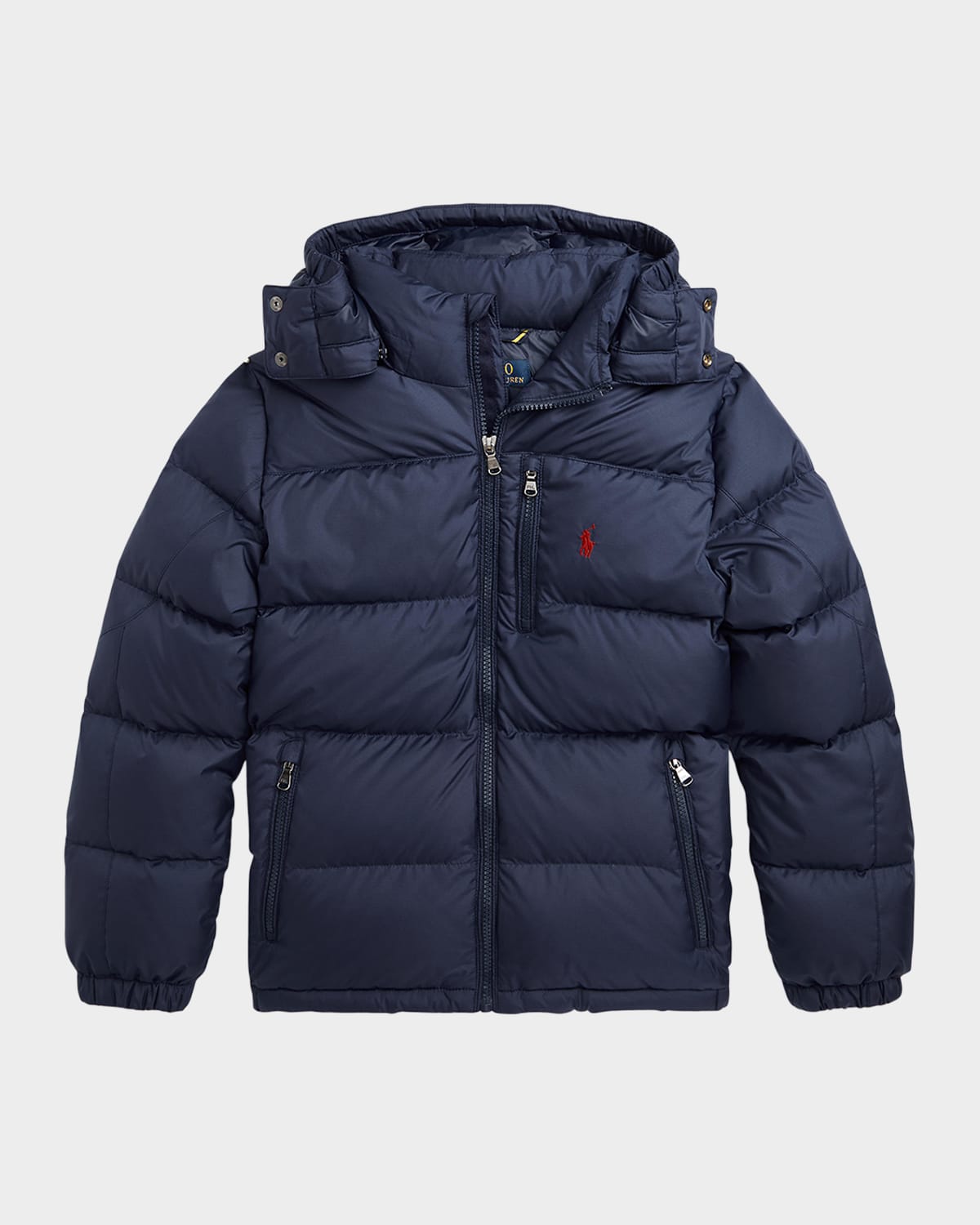 Ralph Lauren Long Sleeve Cotton Coat In Blue