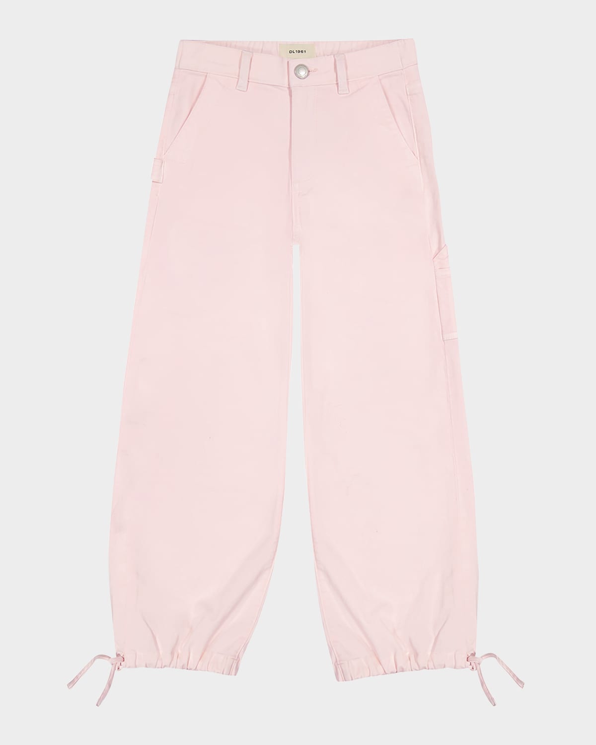 Dl1961 Girl's Lily Toddler Wide-leg Jogger Pants In Pink