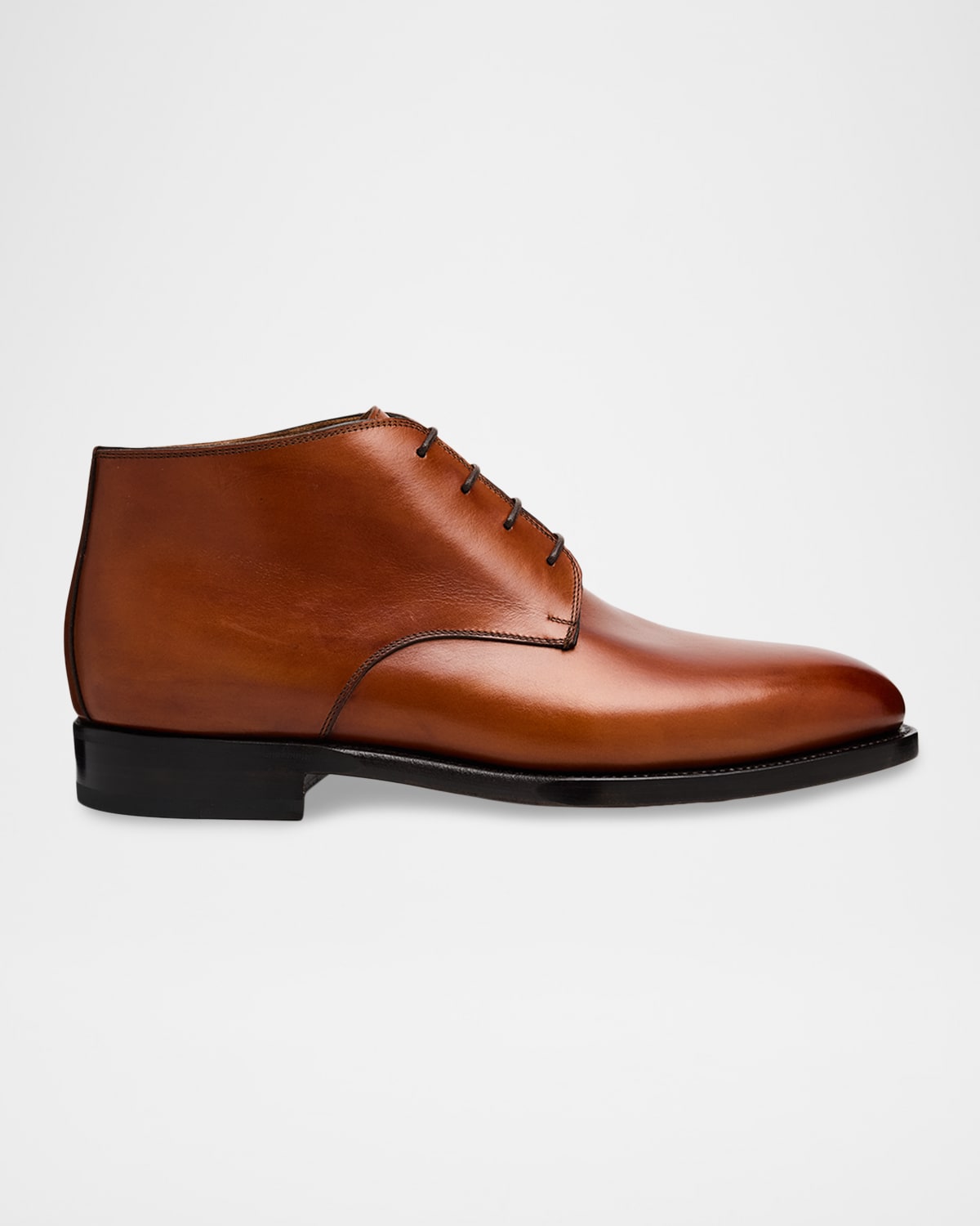 Kiton Men's Giuliani Leather Chukka Boots