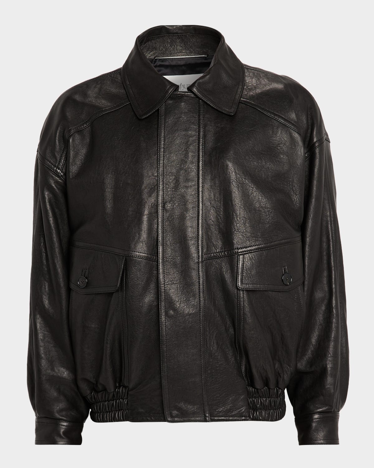 Saint Laurent Lambskin Jacket In Black
