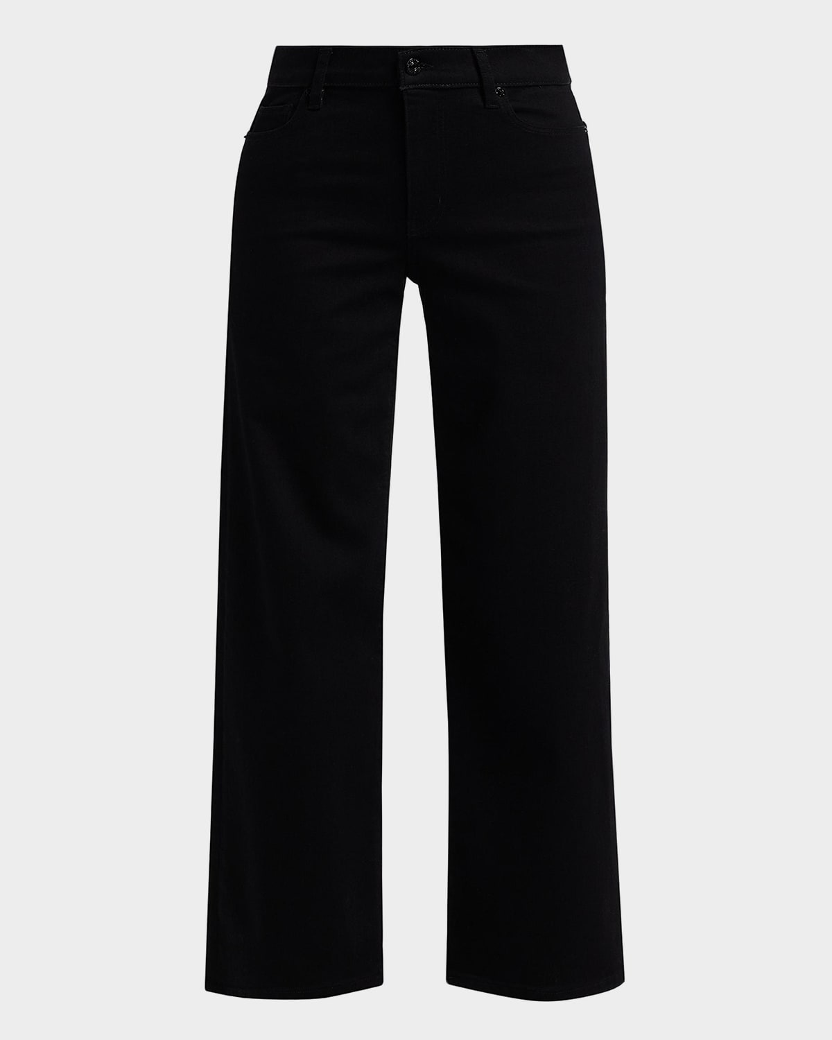 Frame Le Slim Palazzo Jeans In Black