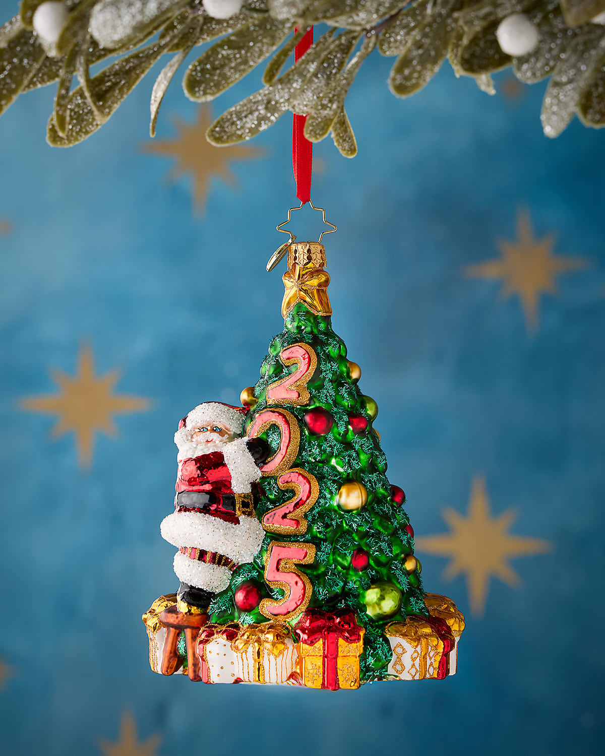 Christopher Radko Santa's 2025 Tree Trim Christmas Ornament In Multi