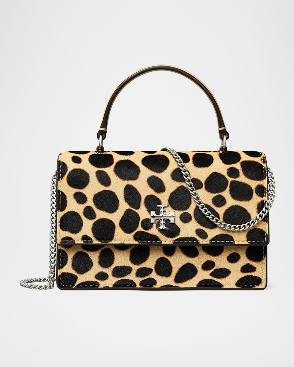 Tory Burch Kira Mini Cheetah-print Haircalf Crossbody Bag