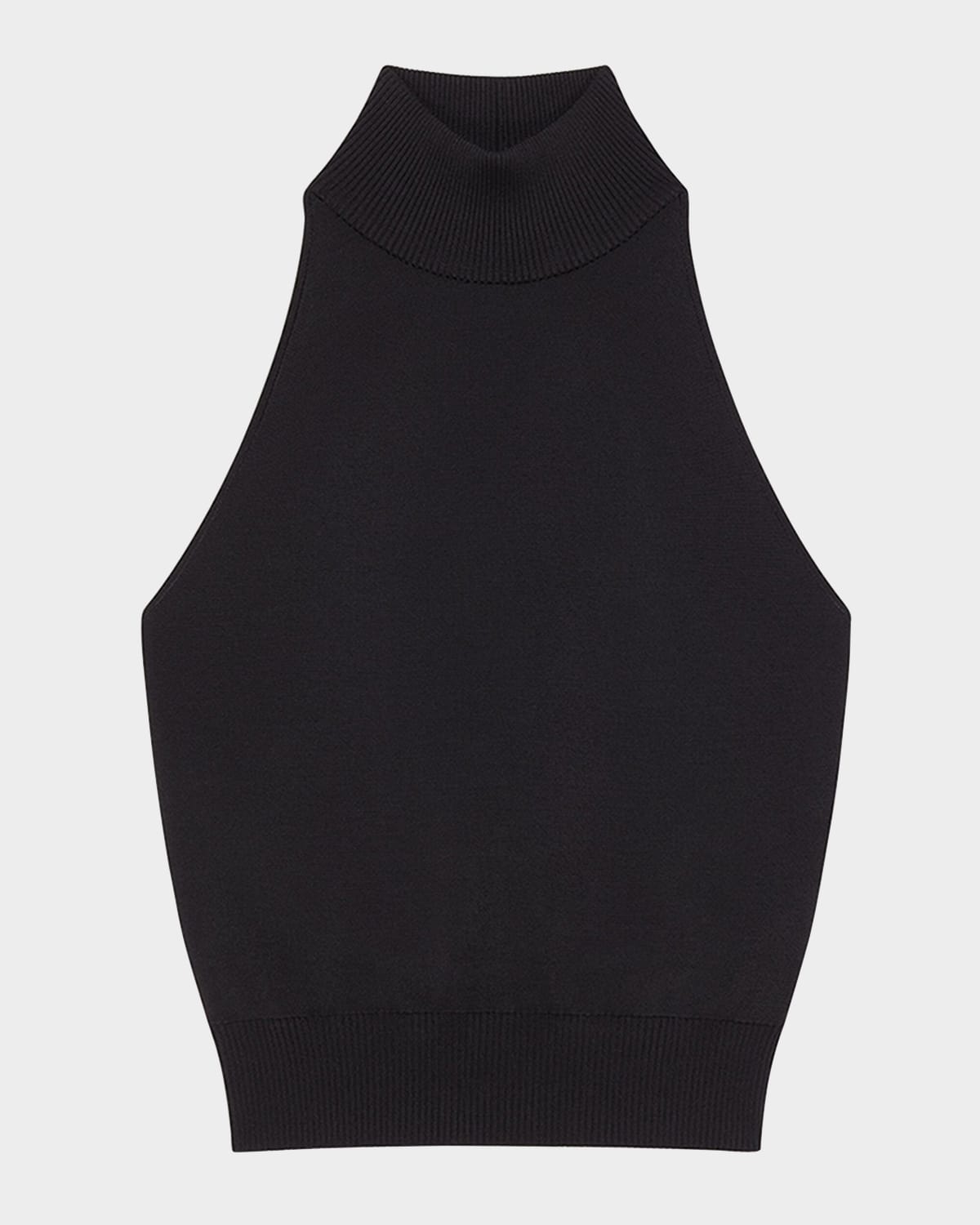 Givenchy Halterneck Open-back Jersey Top In Black