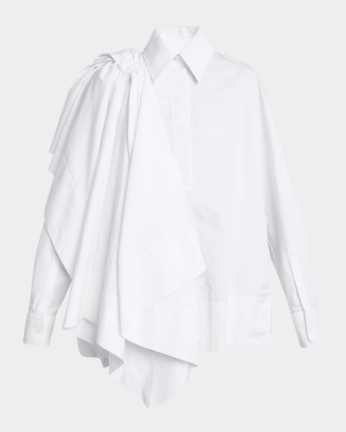 Givenchy Oversized Bow Cotton Shirt
