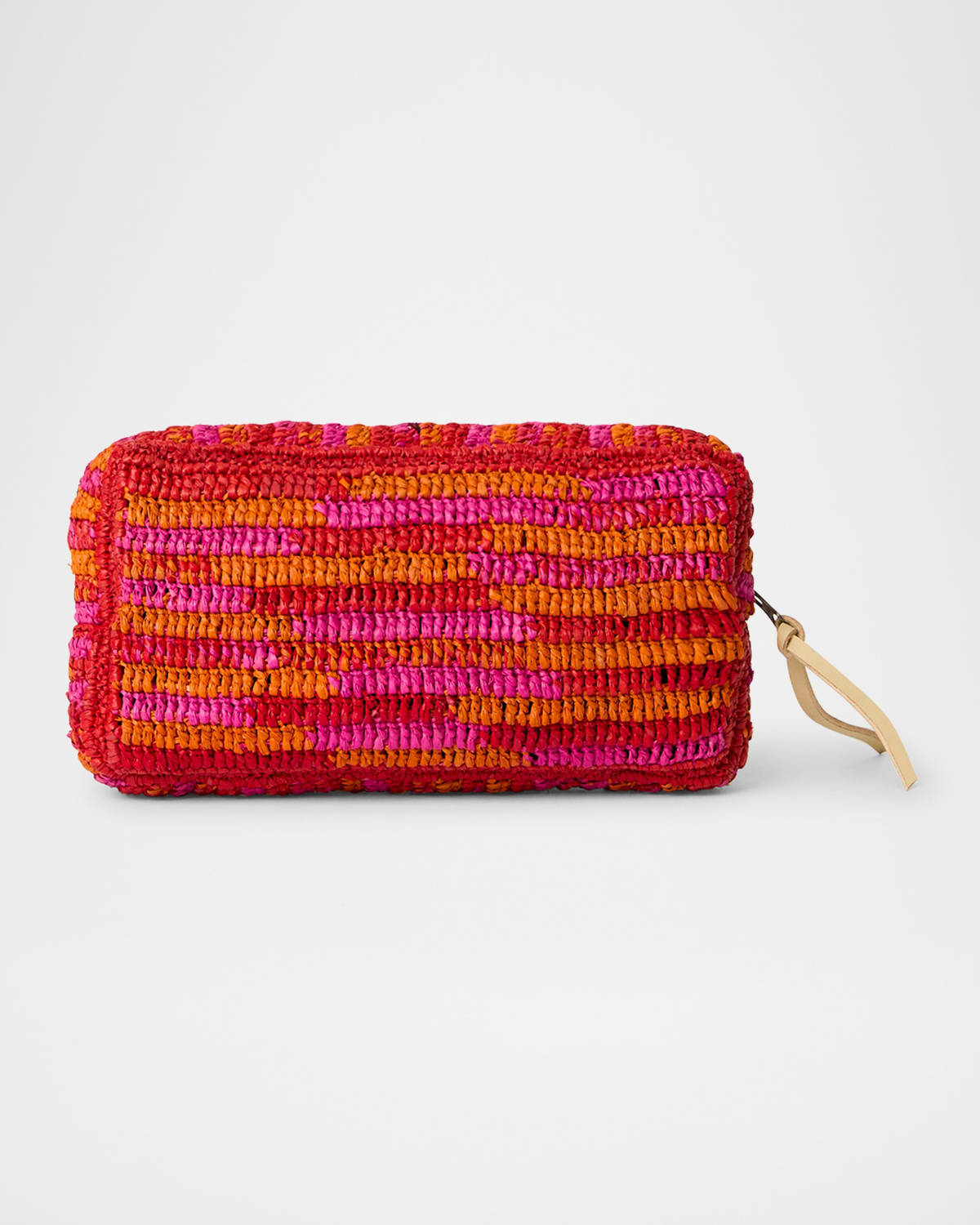 Btb Los Angeles Small Woven Straw Cosmetic Bag