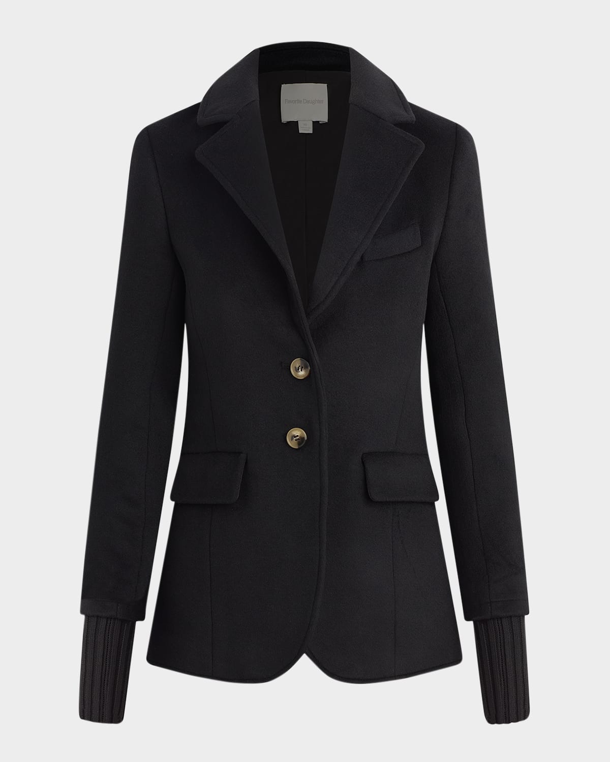 Favorite Daughter The City Single-breasted Blazer In Black