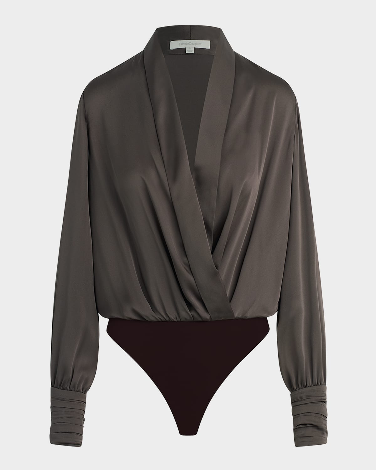 Favorite Daughter The Better Off Bodysuit In Brown