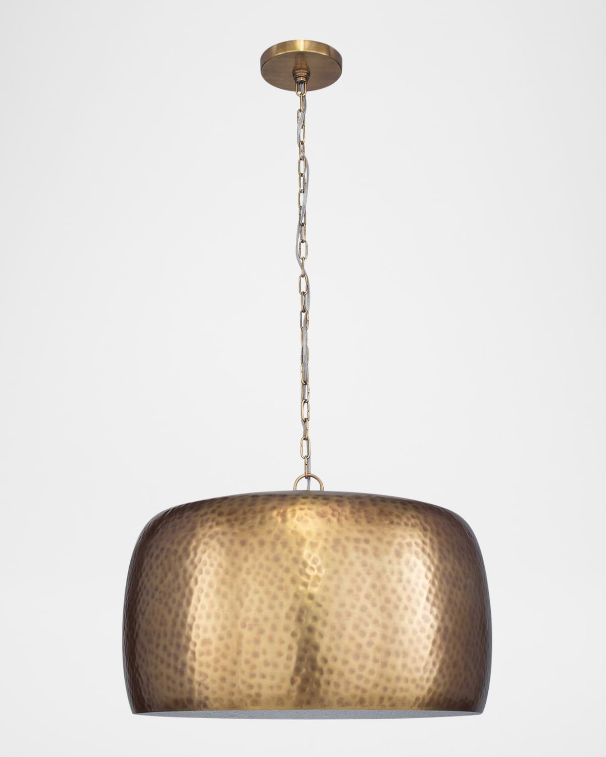 The Uttermost Co Lemont 24" Hammered Pendant In Gold