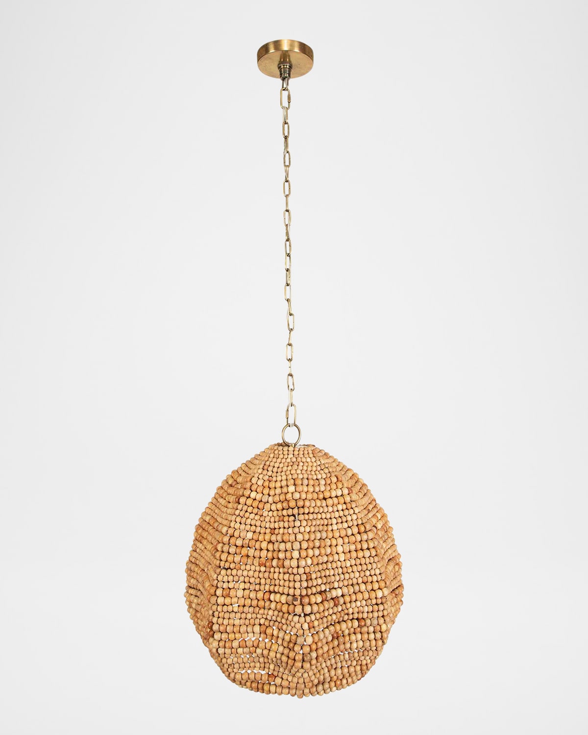 The Uttermost Co Kauri 18" Beaded Pendant In Brown