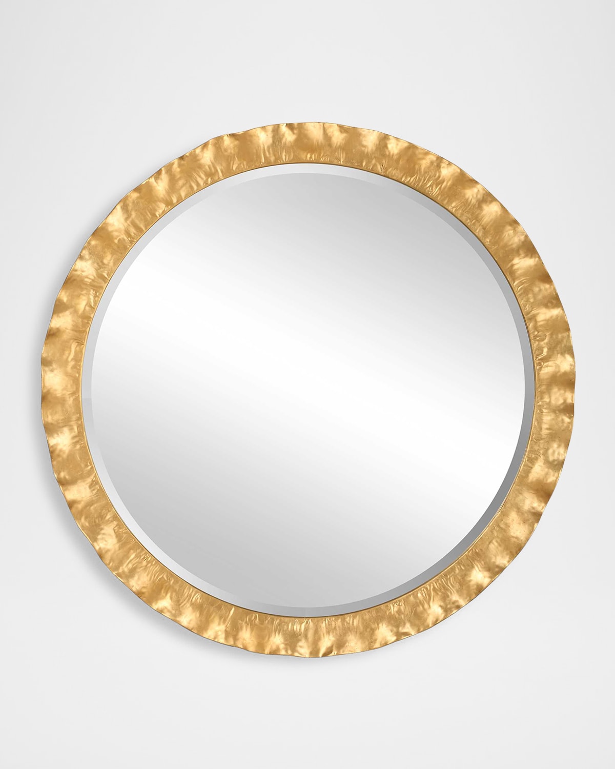 The Uttermost Co Haya 40" Round Wall Mirror In Gold