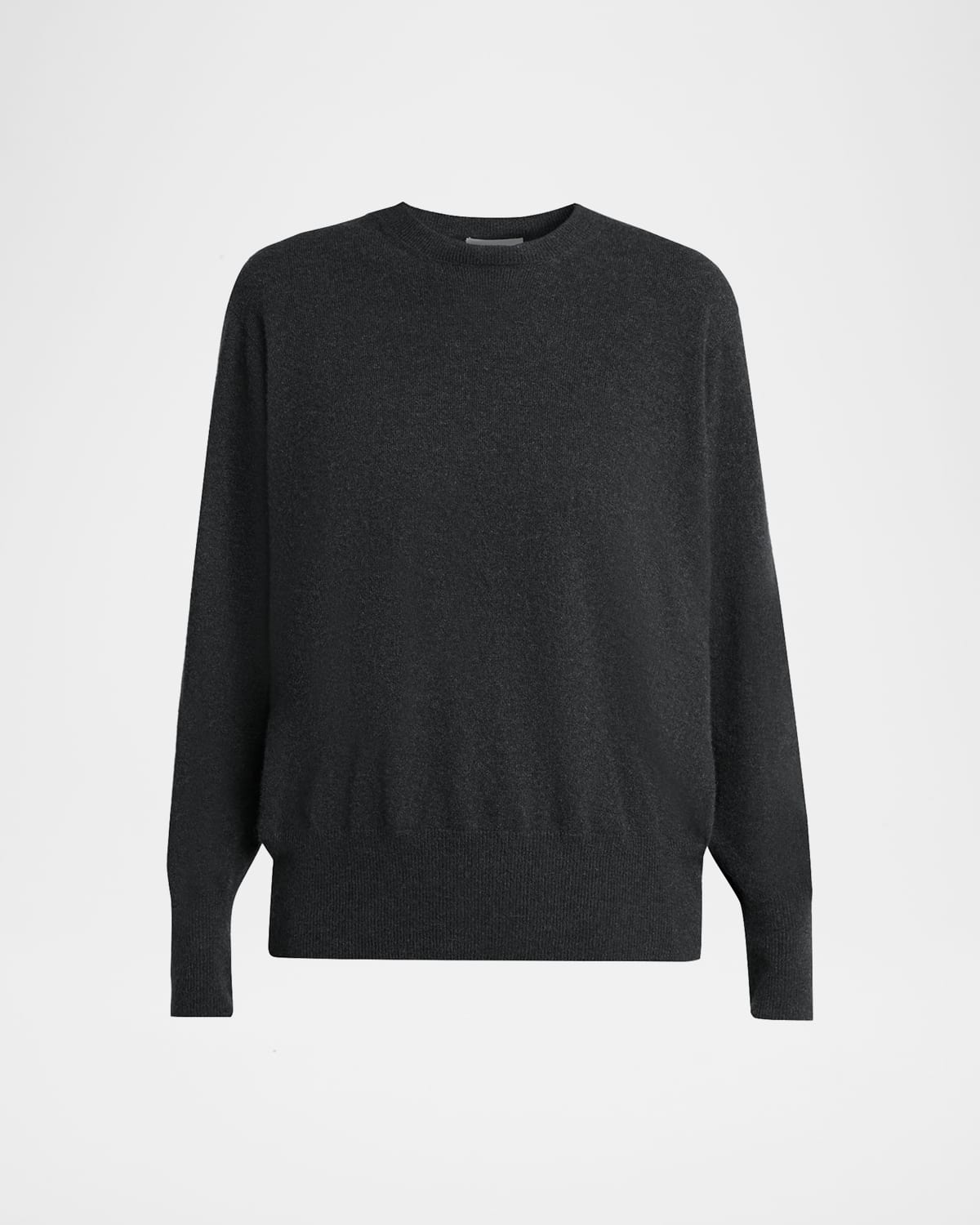 The Row Leilani Cashmere Crewneck Sweater In Black
