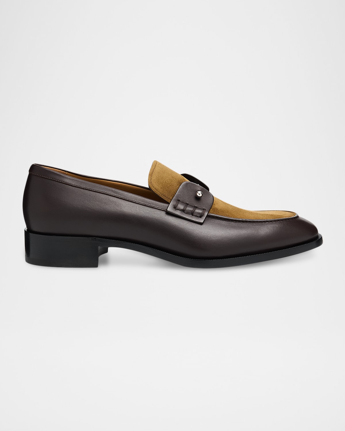 Christian Louboutin Men 's Chambelimoc Leather & Suede Loafers