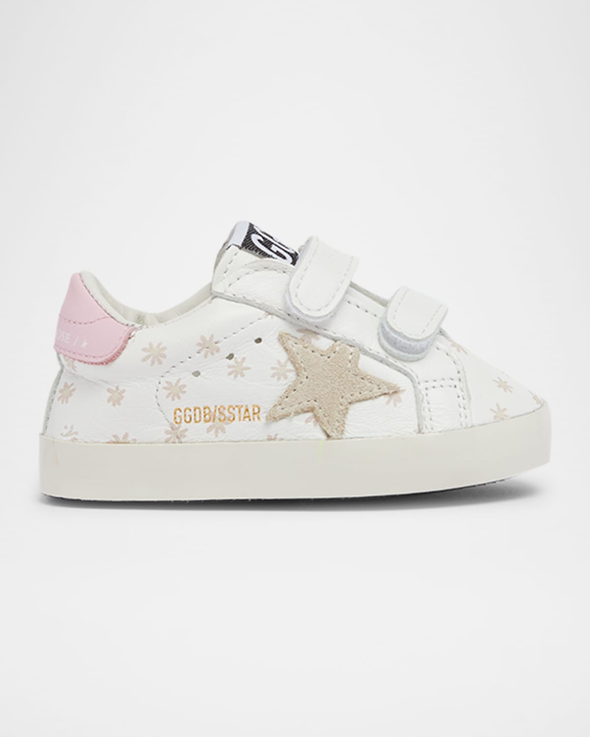 Golden Goose Kid's Old School Nappa Leather And Suede Sneakers, Baby