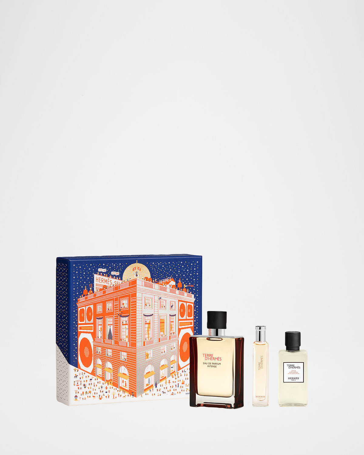 Hermes Terre D'hermès Eau De Parfum Intense 100ml Gift Set In Transparent
