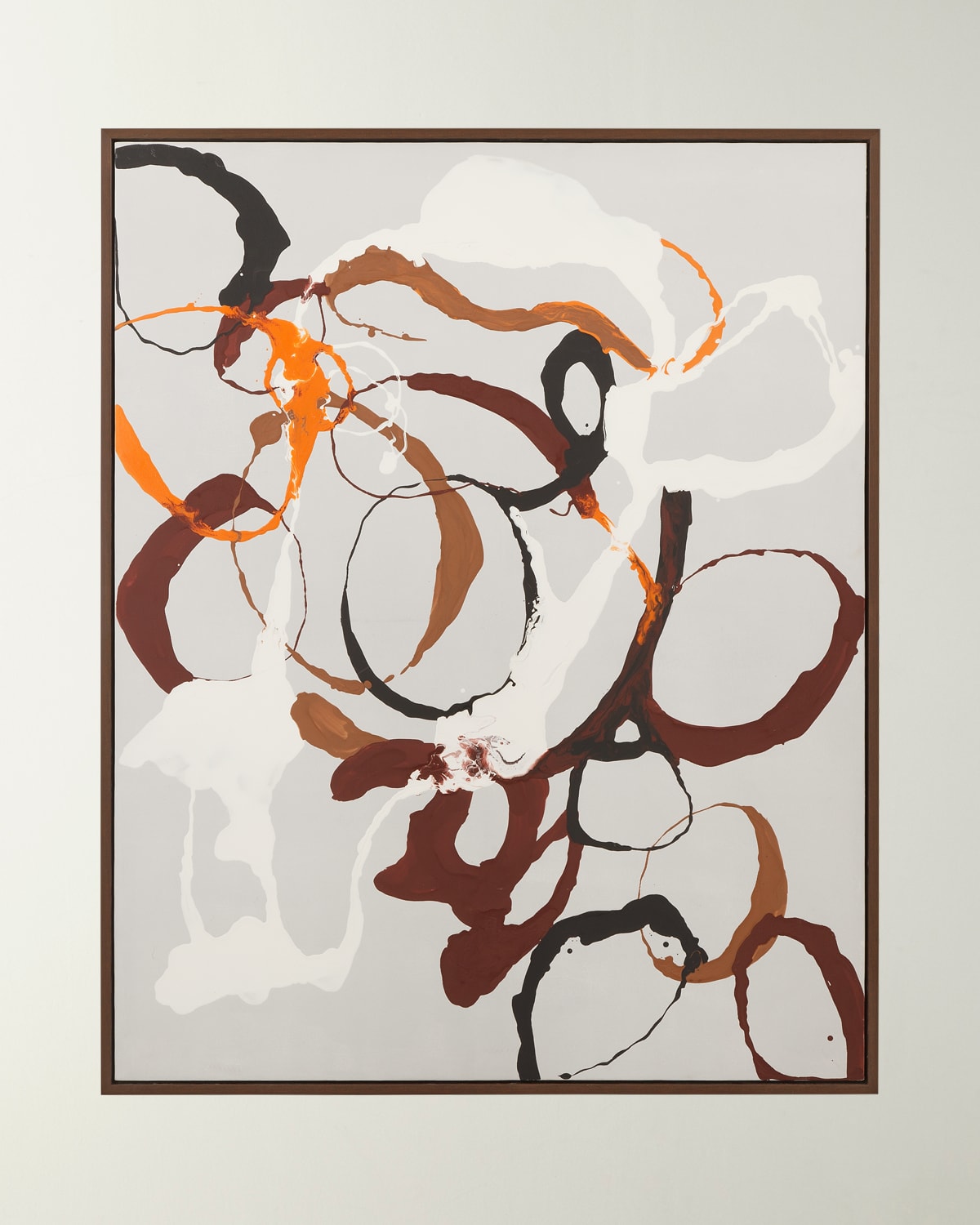 Katherine Noble By Bmc Carnival Framed Painting In Brown