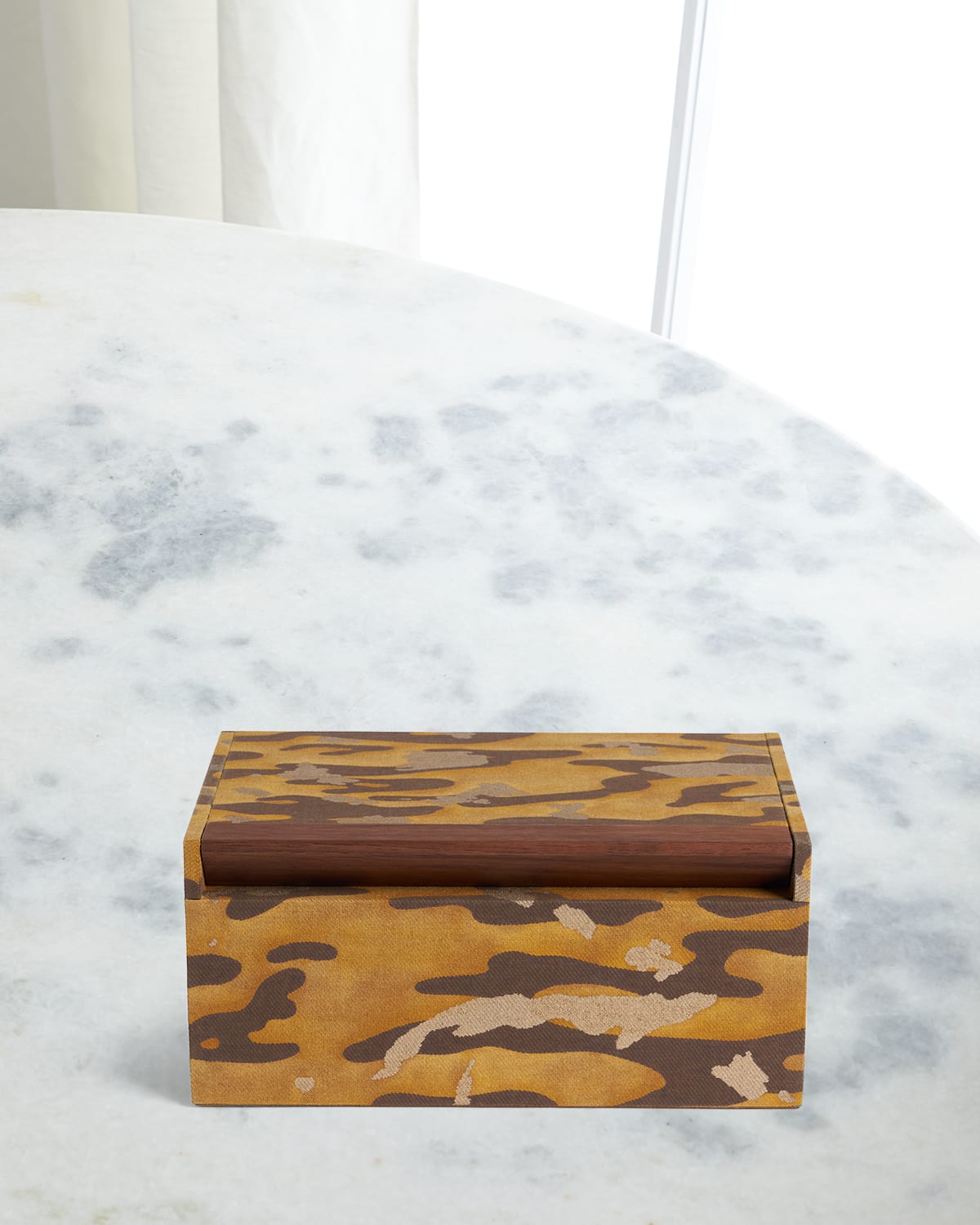 L'objet Fortuny Camo Isole Box In Brown