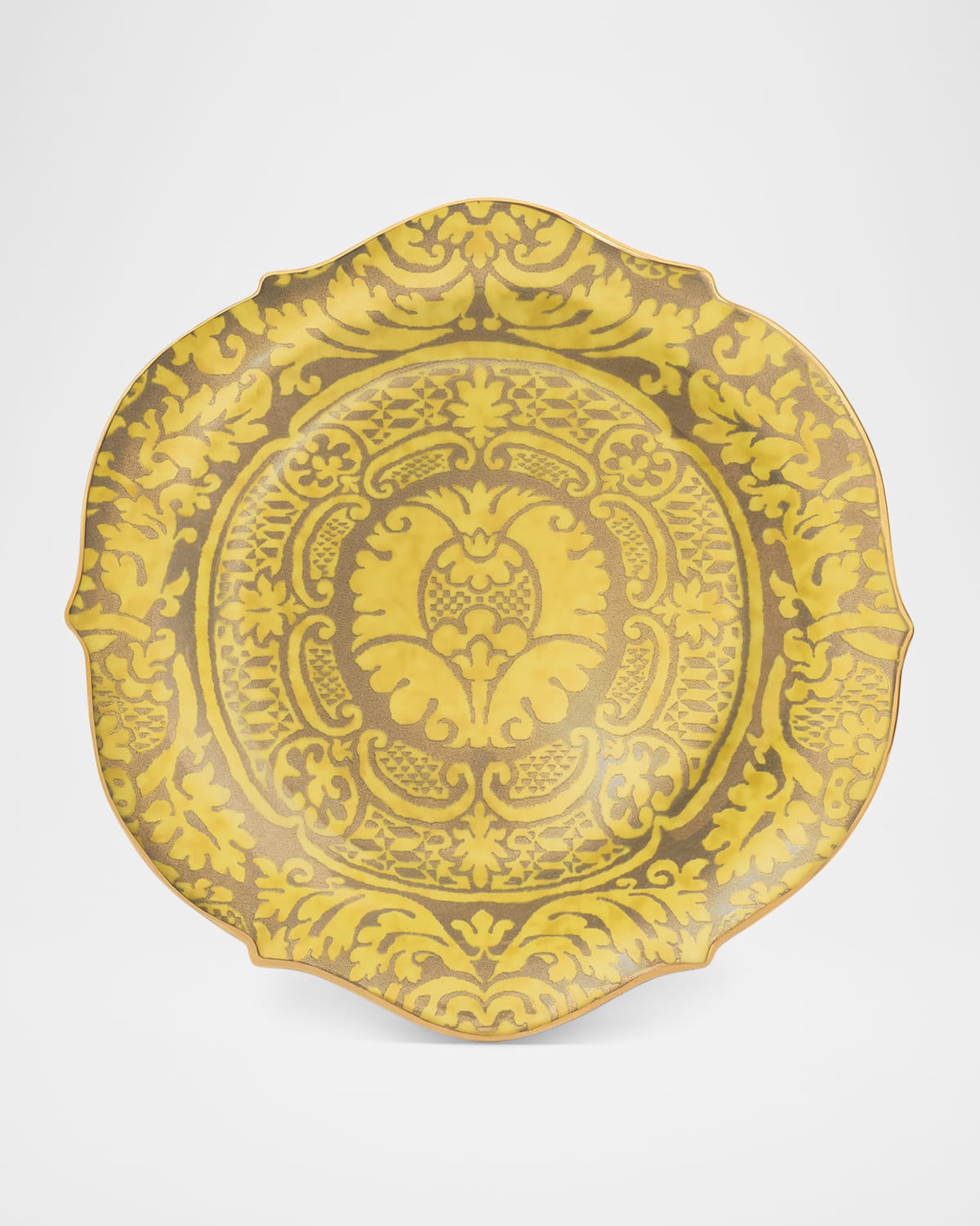 L'objet Fortuny Orsini Round Platter In Gold