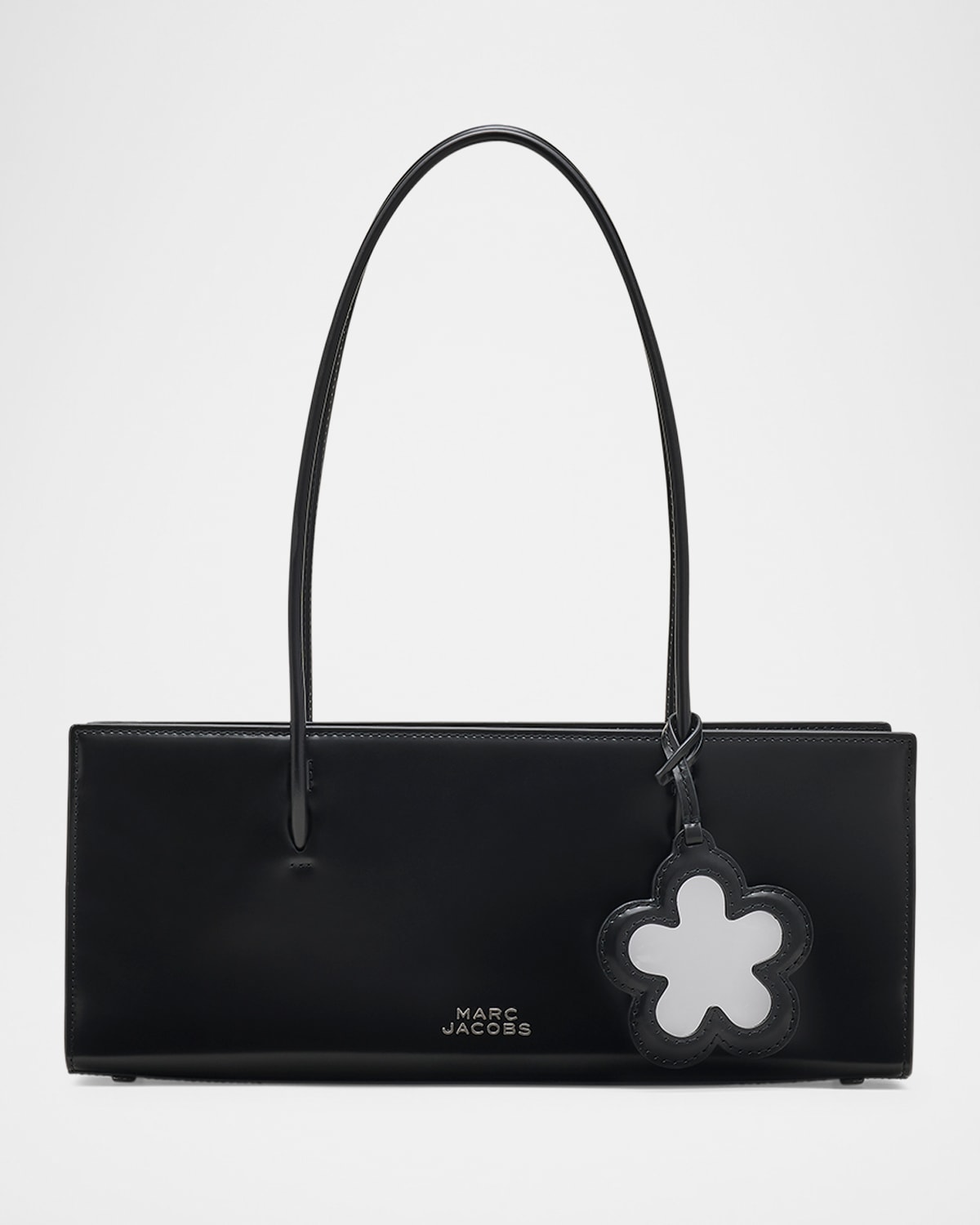 Marc Jacobs The Mirror Satchel Shoulder Bag In Black