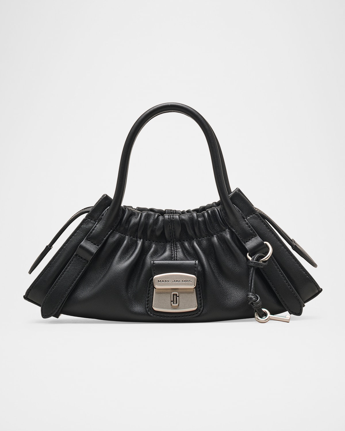 Marc Jacobs The Small Christina Leather Satchel Bag In Black