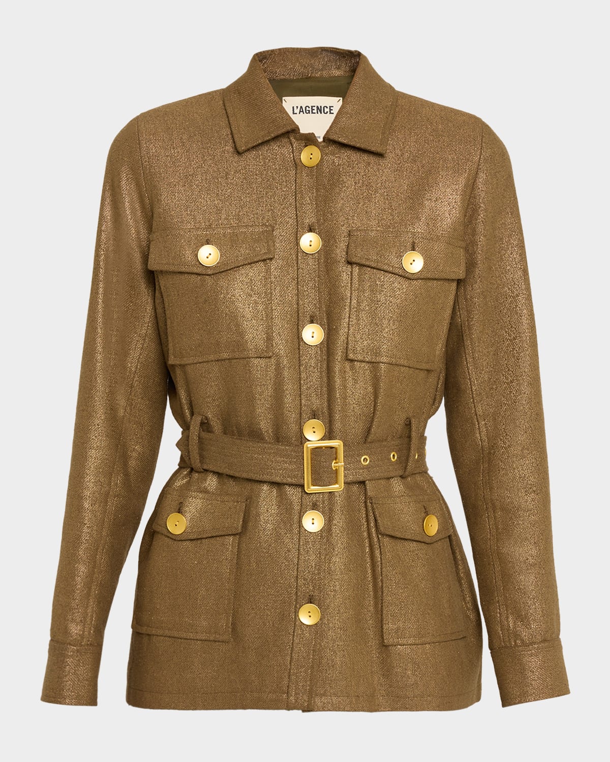 L'Agence Ishani Belted Jacket