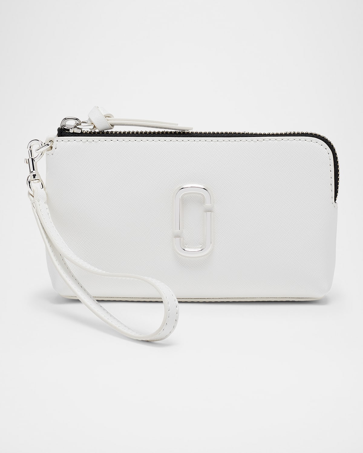 Marc Jacobs The Wristlet In Leather In White