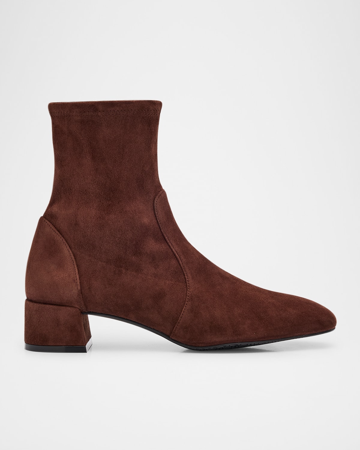 Stuart Weitzman Maeve Suede Booties In Animal Print